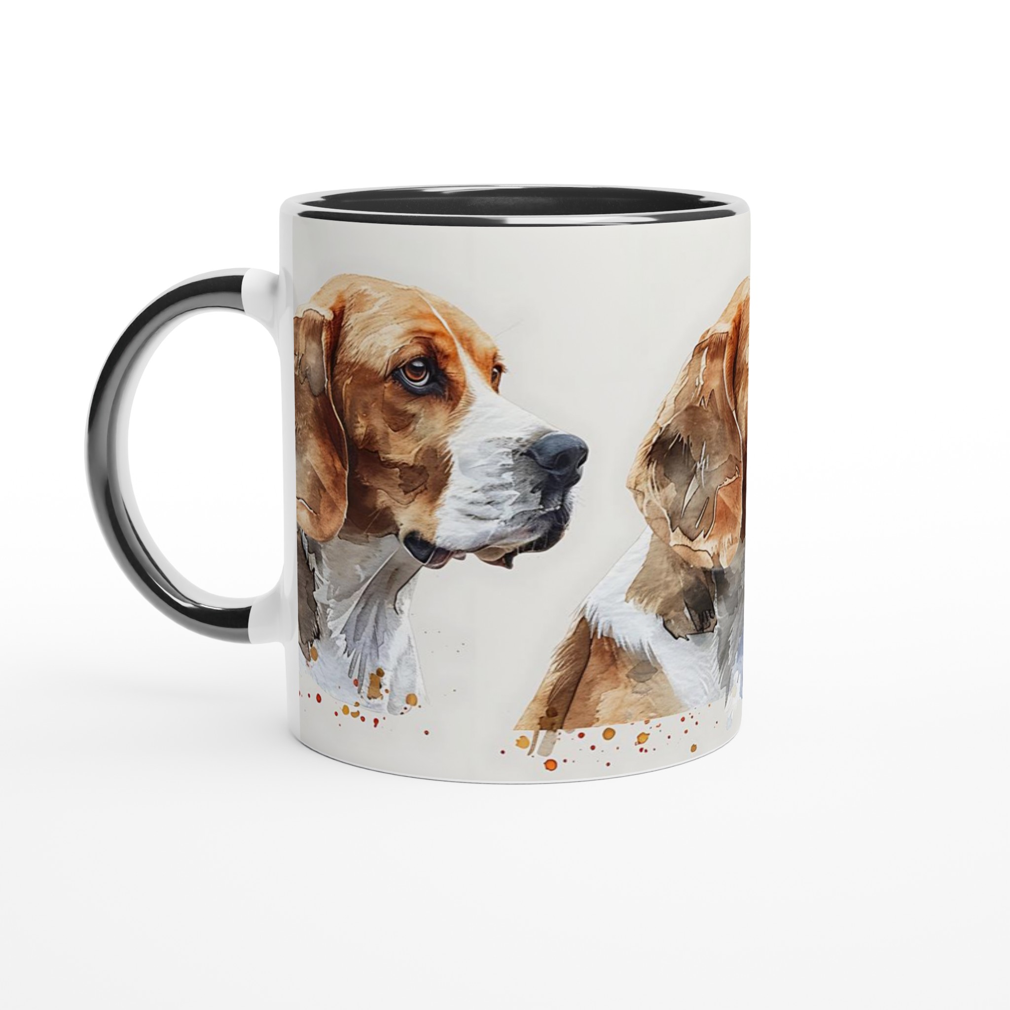 Beagle Vattenfärgsmugg – Unik 11oz Keramikmugg för Hundälskare, Välj din färg! 2 6156b0b3-d8cf-4c92-8593-23cbaeb4b8ff