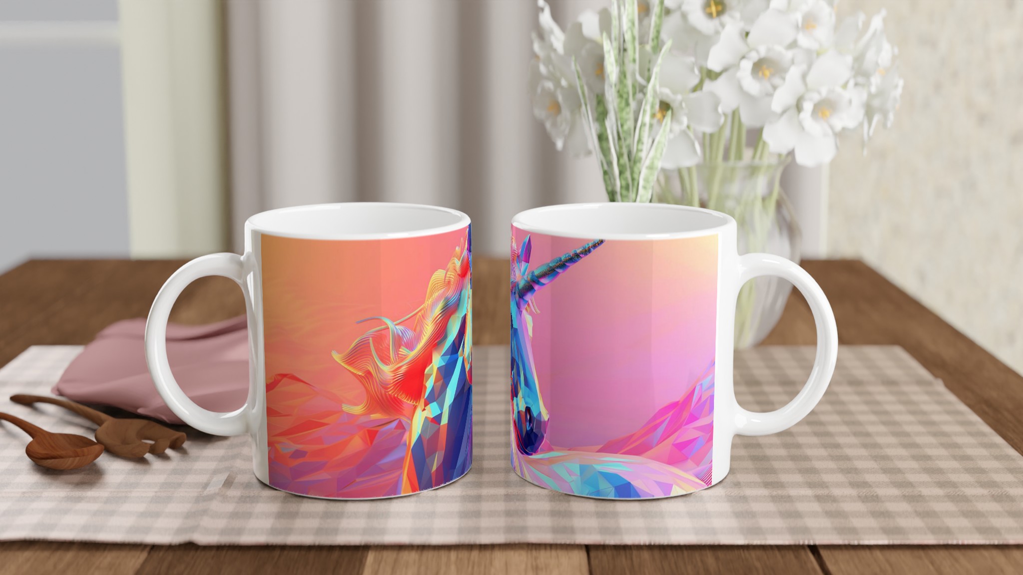 Vit 11oz keramisk mugg med magisk unicorn-design – välj bland sju färgstarka keramiska nyanser 9 6157f064-bd1c-476d-9387-d6f67ff4103a