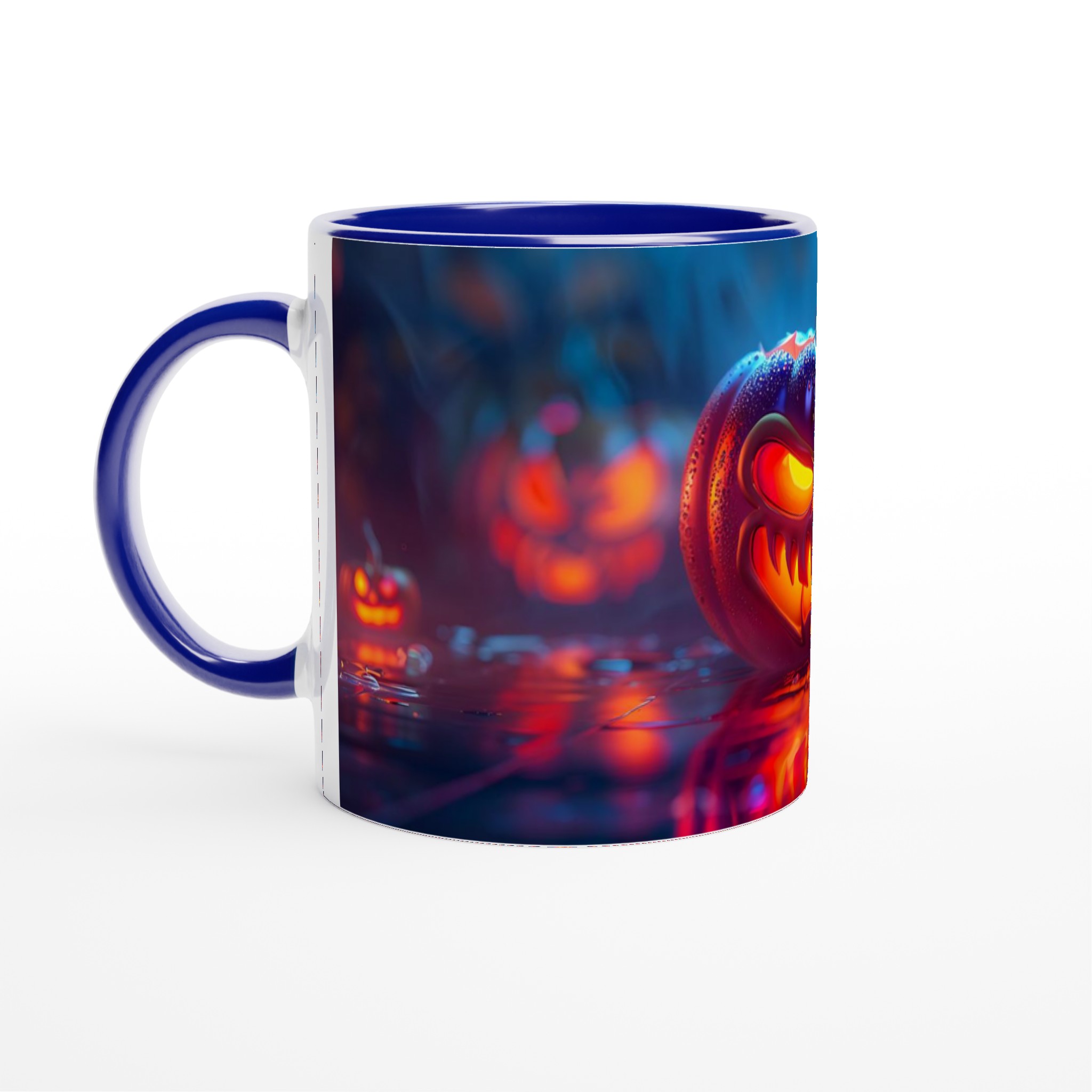 Neon Halloween Pumpa Mugg – Skräckinjagande Design i 7 Färgstarka Nyanser – 11oz Keramikmugg 3 6231699c-32d3-4a3a-aea1-a54bb92796eb