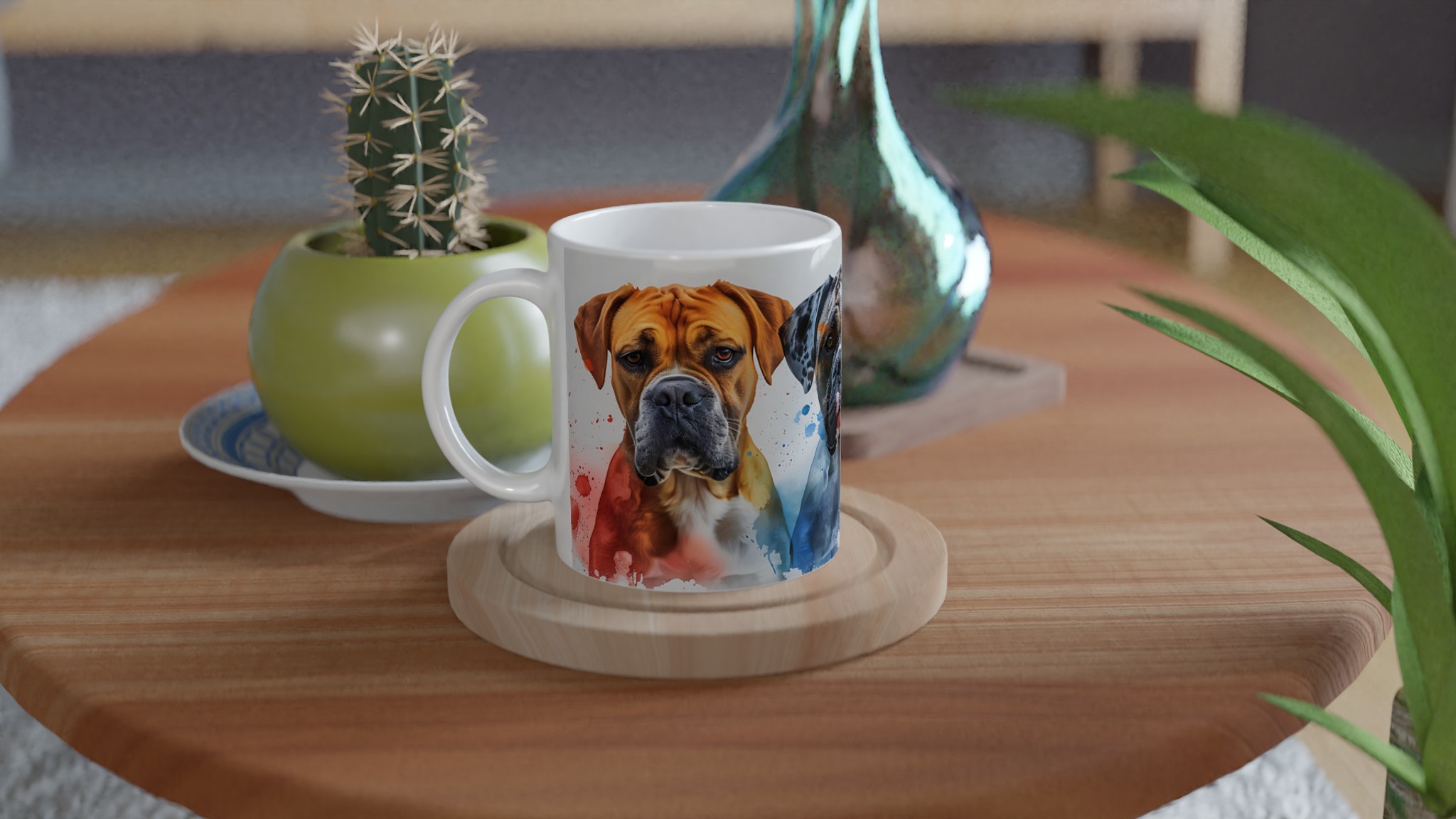 Boxerhund Konstmugg – Färgglad Akvarell & Personlig Stil, 11oz Keramik 9 640875f2-df9c-4ce5-b307-23170f9dcc48