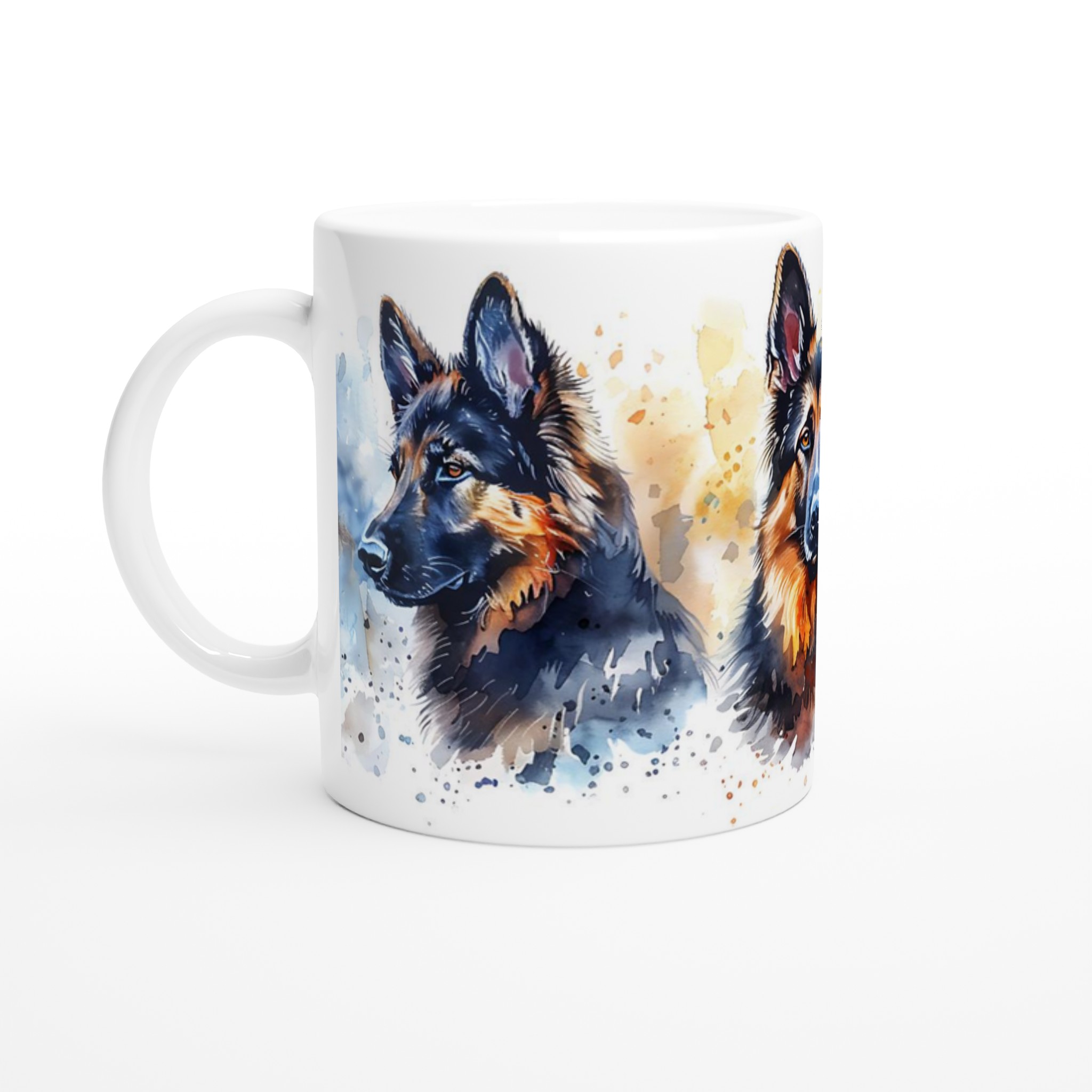 Vacker Schäfer Akvarell Mugg – Personlig Kaffekopp med Konstnärligt Hundmotiv i Flera Färger 1 67c3a666-2eb8-497e-9e8a-3834fcf9fa90