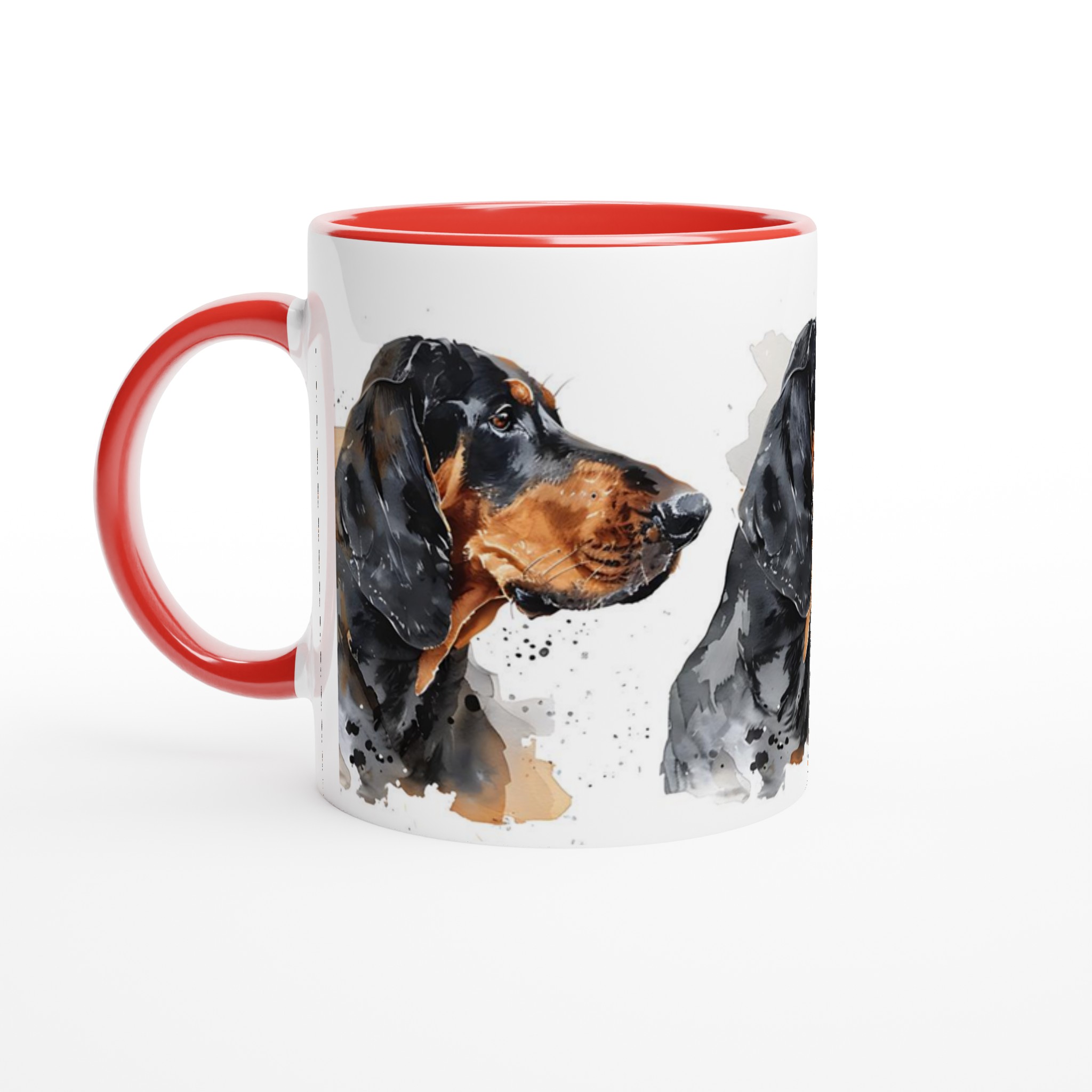 Elegant Black and Tan Hound Akvarellmugg – Din Kaffepaus med Stil 5 6901a19e-9d10-44a2-903f-41452424a0c1