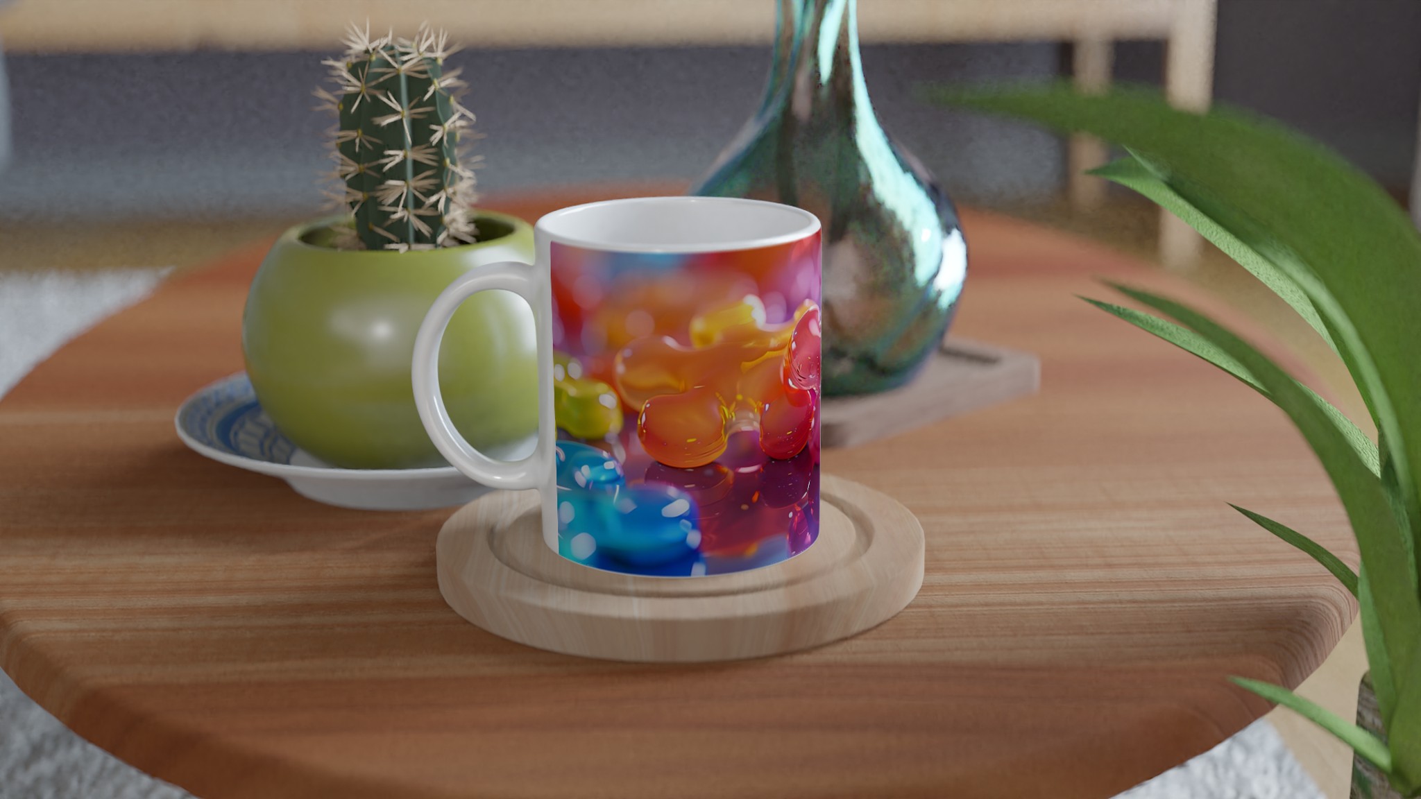 Färgsprakande 11oz Keramisk Mugg – Anpassa Din Färgexplosion! 8 6a9390c6-9678-4653-a248-dbce65963570