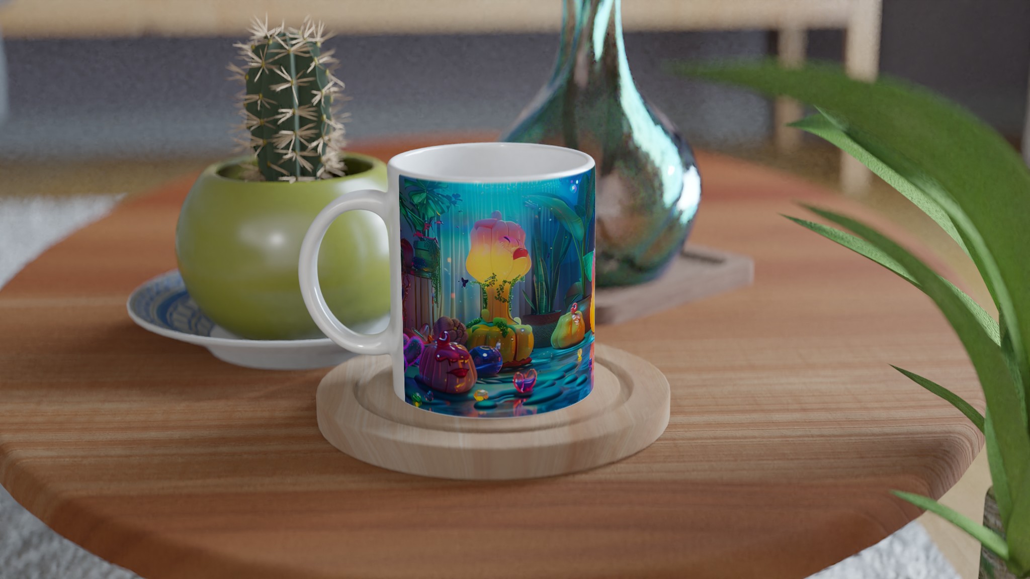 Magisk Nattmugg: Livfull 11oz Keramikmugg i ditt val av 7 glada färger 8 6aad4f38-1176-4392-b802-4ec3706053e7