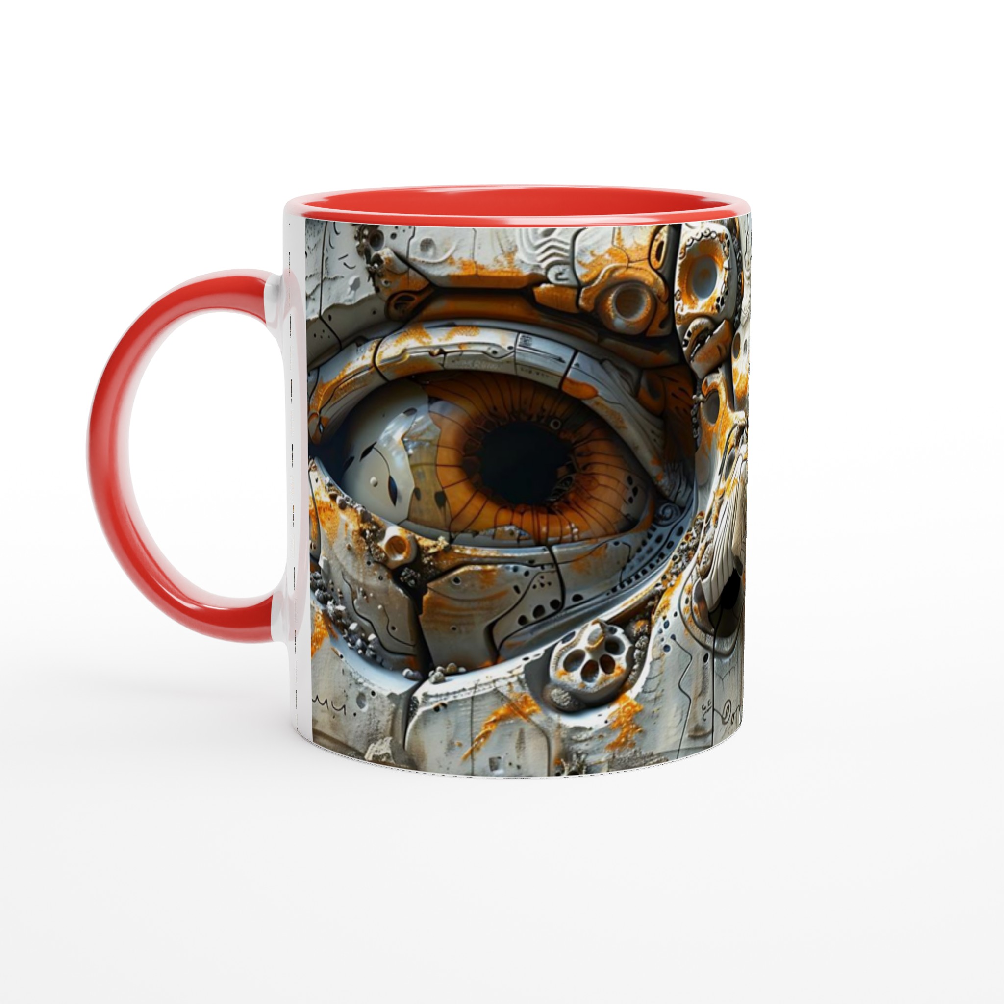 Abstrakt Cyberglyph Mugg – Unik 11 oz Keramikmugg i ditt val av 7 färger 5 6c236d8c-3d22-427d-8fda-52d6498a6405