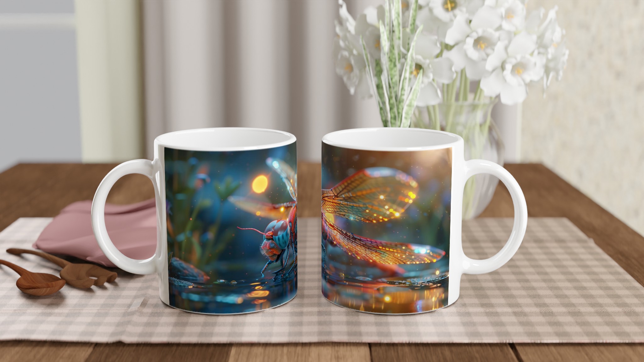 Magisk Trollslända Keramikmugg - Livfull Konst för Kaffeälskare i 7 Färgval 9 6fd5a597-d90f-4ce6-b792-94e5c0842c6e