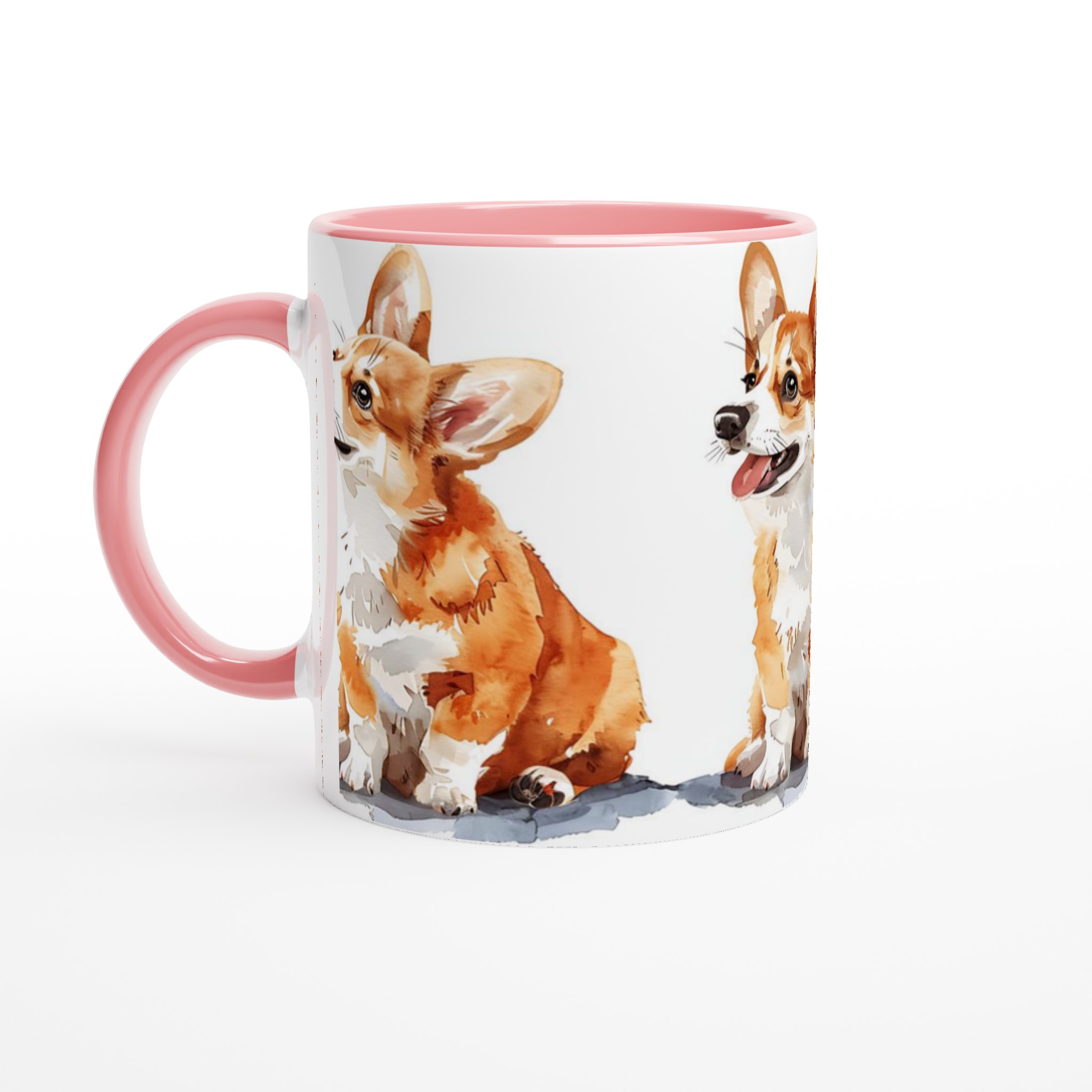 Charmig Corgi Akvarell Mugg – Vit 11oz Keramik, Perfekt för Hundälskare i Flera Färger 4 72cc7d7c-2ac1-4913-a3ac-fa7e70e65858