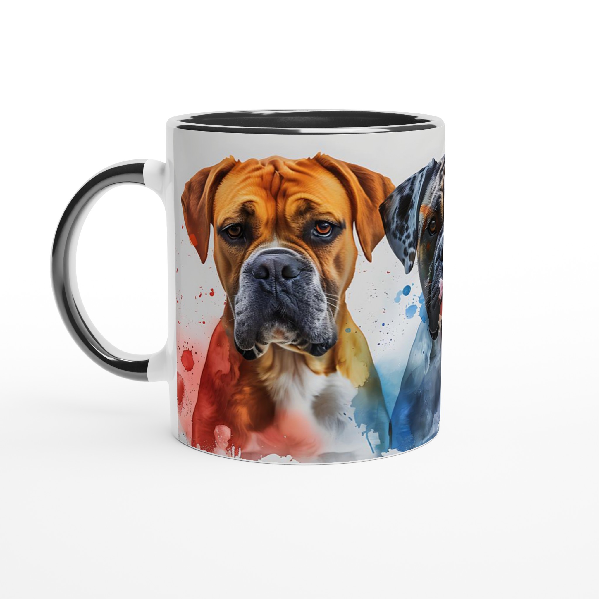 Boxerhund Konstmugg – Färgglad Akvarell & Personlig Stil, 11oz Keramik 2 78b86b8c-18bc-4f0a-82a4-a5c8d652a500
