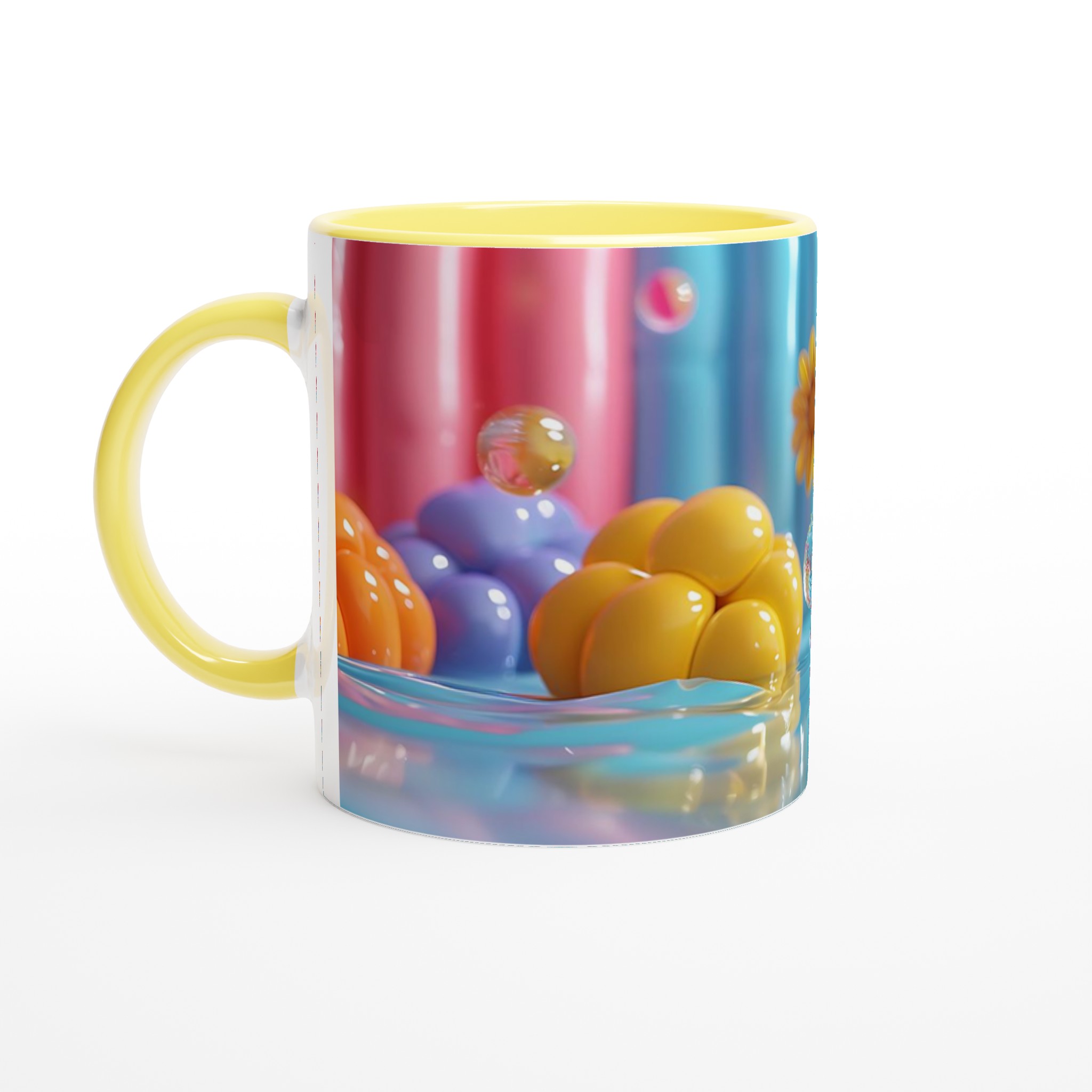 Pastel Bubble Joy Mugg – 11oz Keramisk Kaffekopp i Lekfulla Färger för Varje Glad Stund 5 7c099c39-307e-49b4-9e47-f1a588257259