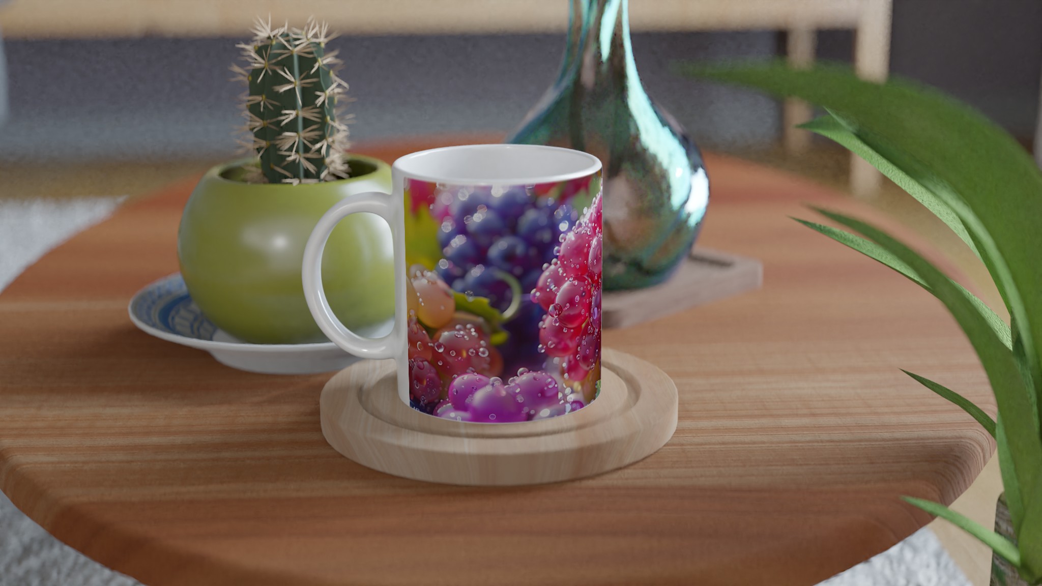 Färgsprakande Fruktglädje 11oz Keramikmugg – Välj din Favoritnyans! 8 7c968310-b855-4031-a2c1-a03e05515827