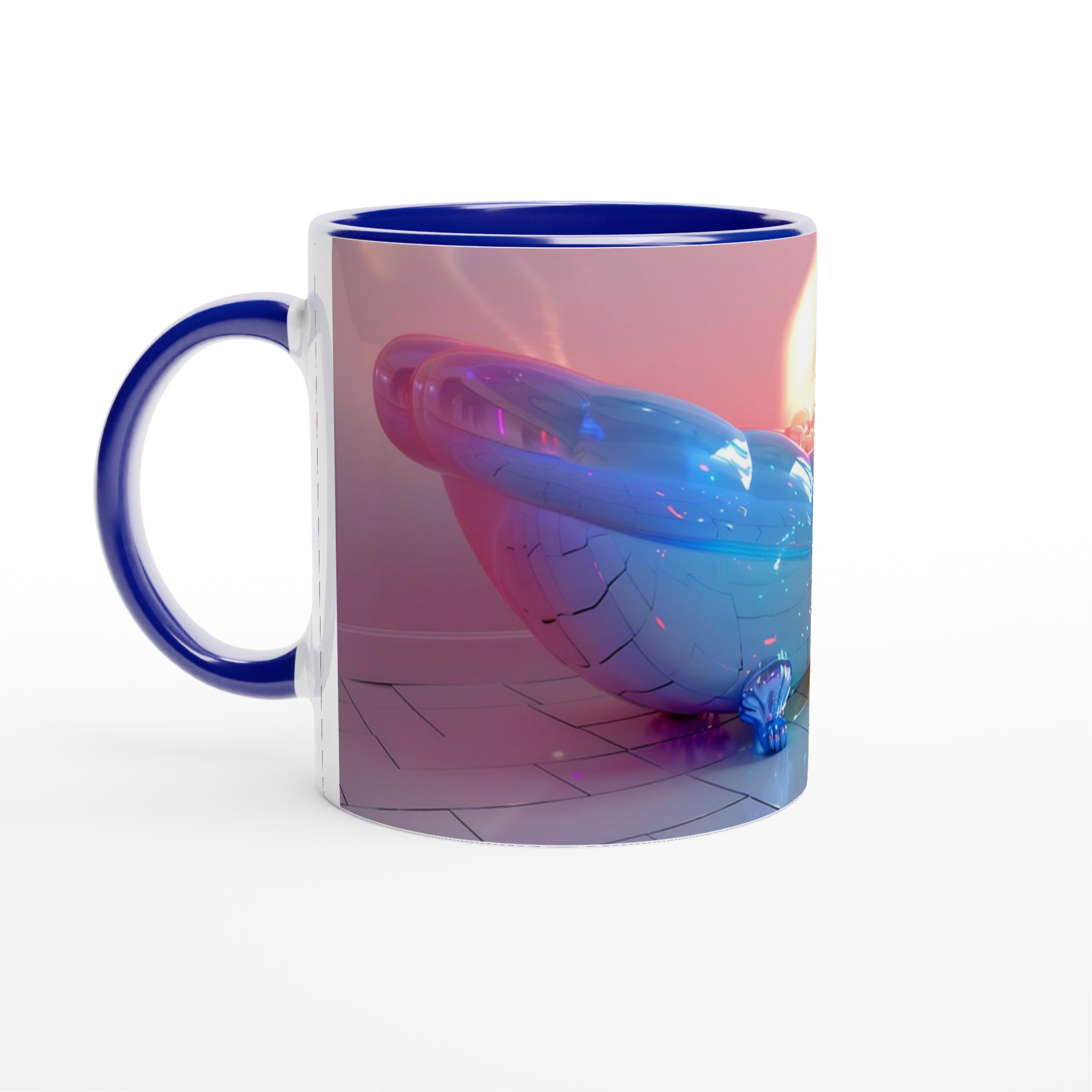 PrismaGlans 11oz Keramisk Mugg – Drömsk Aura med Pastellnyanser och Skimrande Bubblor 3 7f0c0489-0d29-440d-9562-965646ef04e9