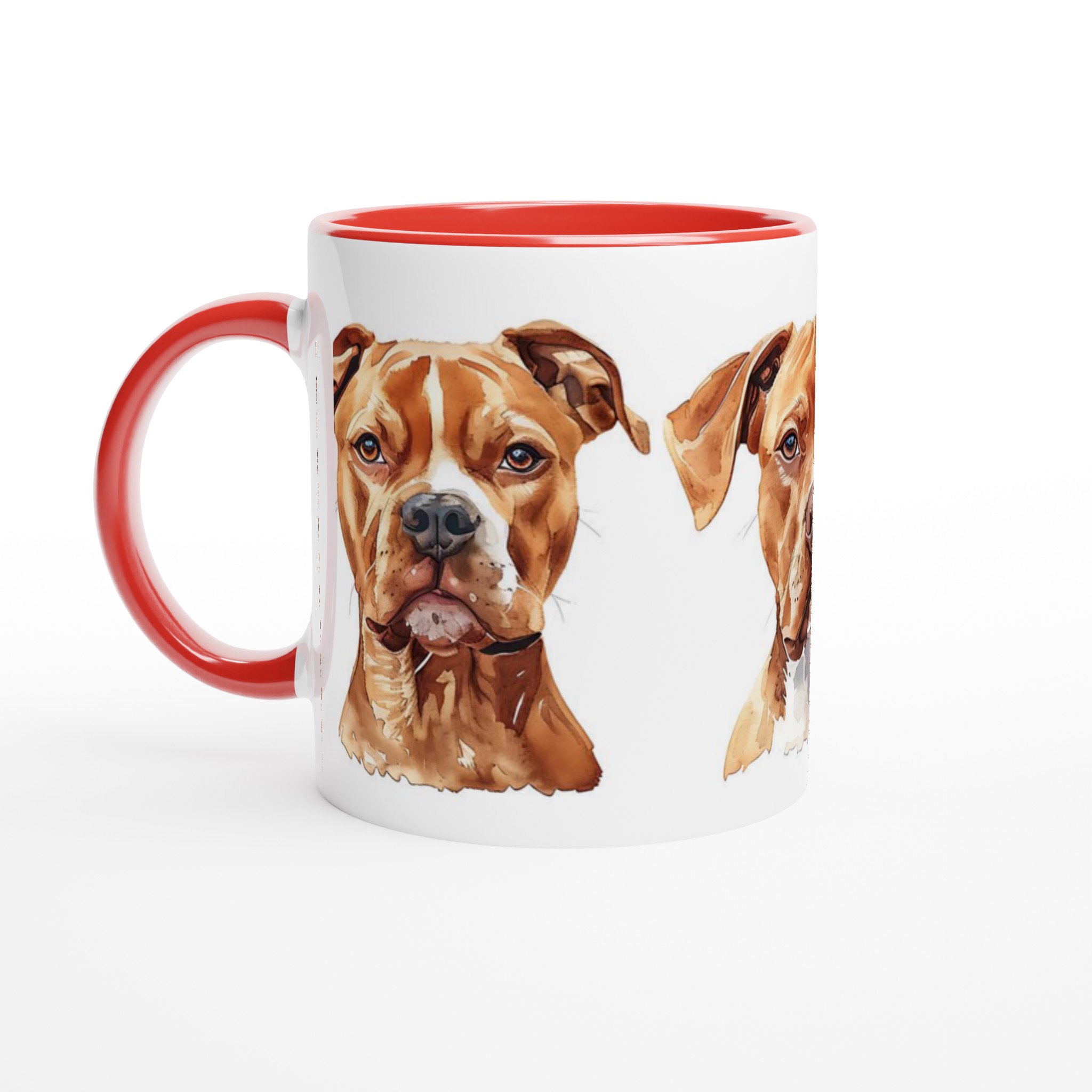Vår Vattenskyddsmugg med Amerikansk Pitbull – 11 oz Keramikmugg i ditt val av 7 färger 5 806aec80-7542-4f56-bd60-cd03561208f4