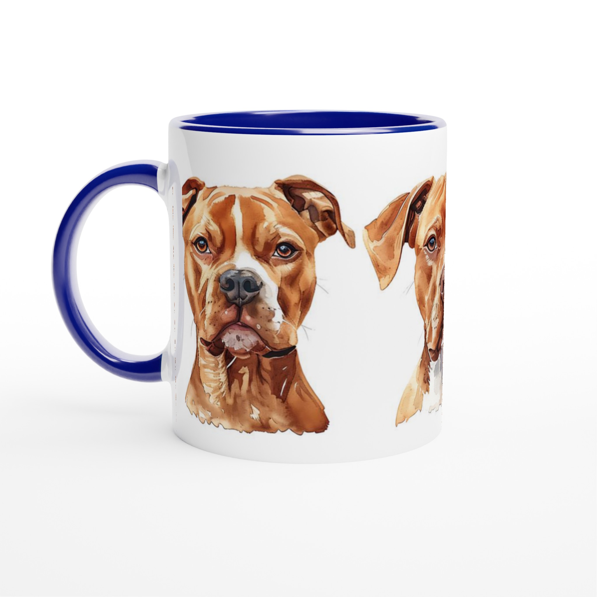 Vår Vattenskyddsmugg med Amerikansk Pitbull – 11 oz Keramikmugg i ditt val av 7 färger 7 809b09b4-f89a-42ad-95a3-d52c9c3fc040