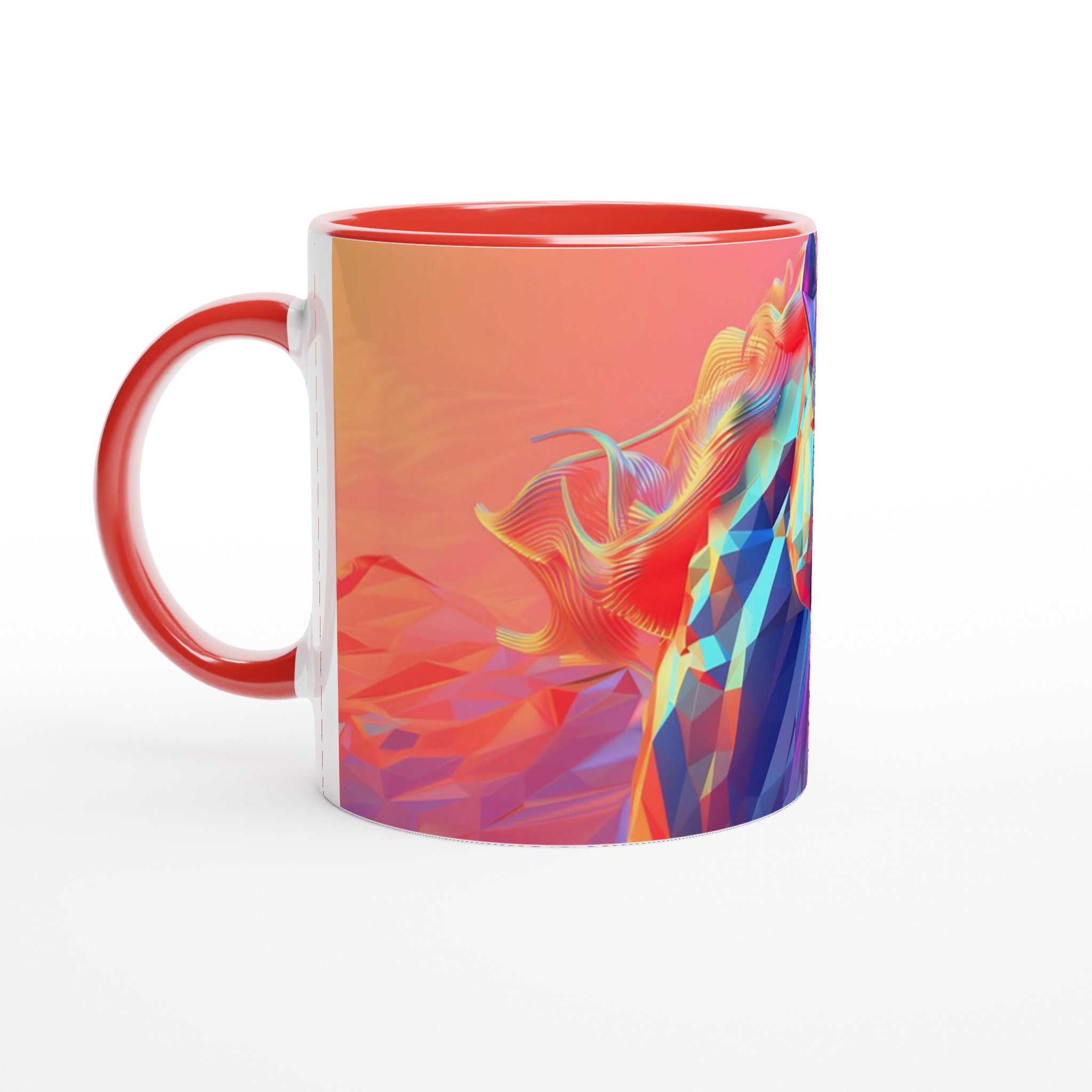 Vit 11oz keramisk mugg med magisk unicorn-design – välj bland sju färgstarka keramiska nyanser 6 81d211b0-c80d-454e-b1a2-261f2c7744f3