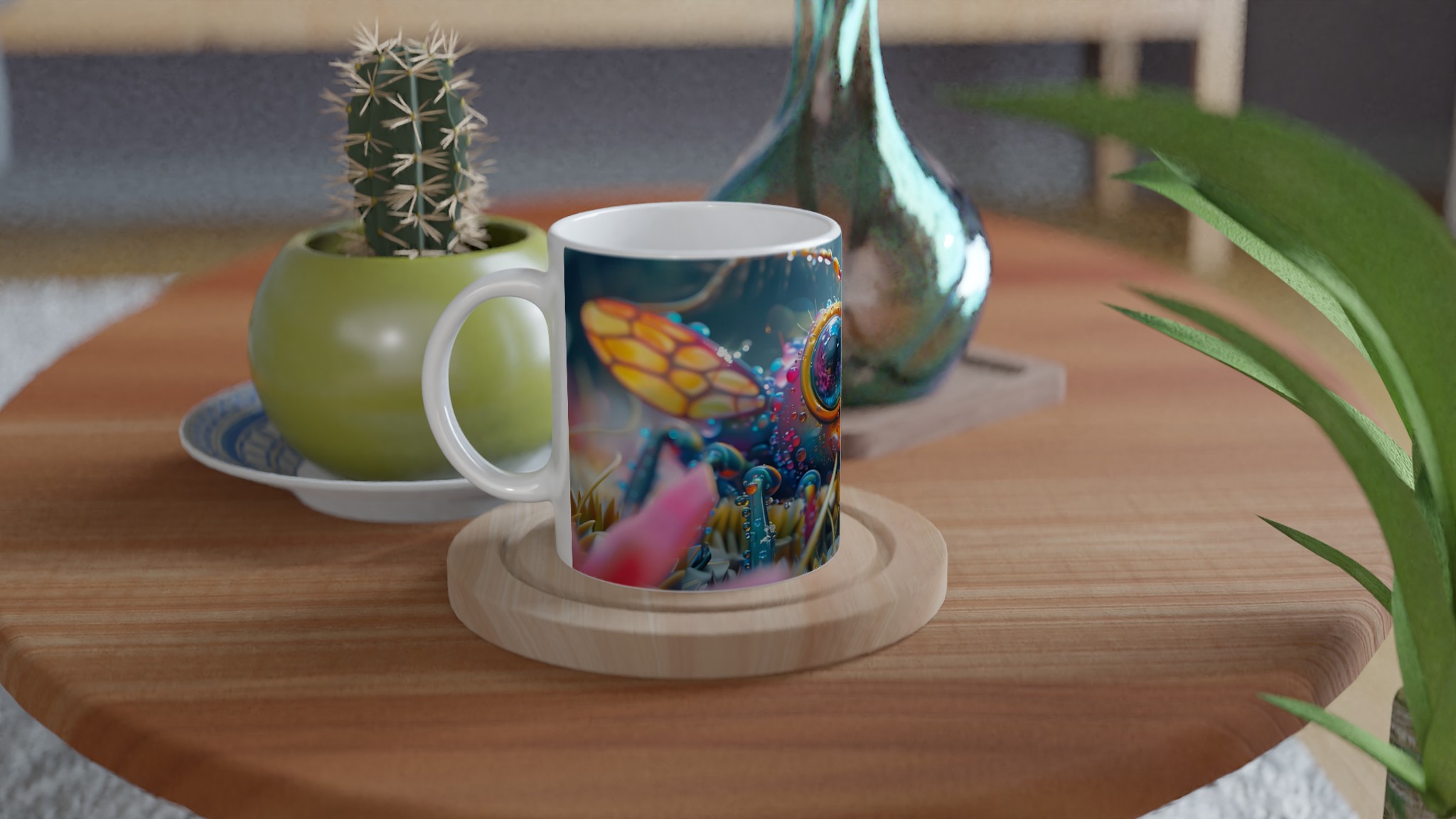 Förtrollande Insektskonst Kaffemugg – Färgstark Keramikmugg för Fantasifulla Ögonblick, Välj Din Färg! 8 85c11aa2-b32c-487f-b509-a7410132817a