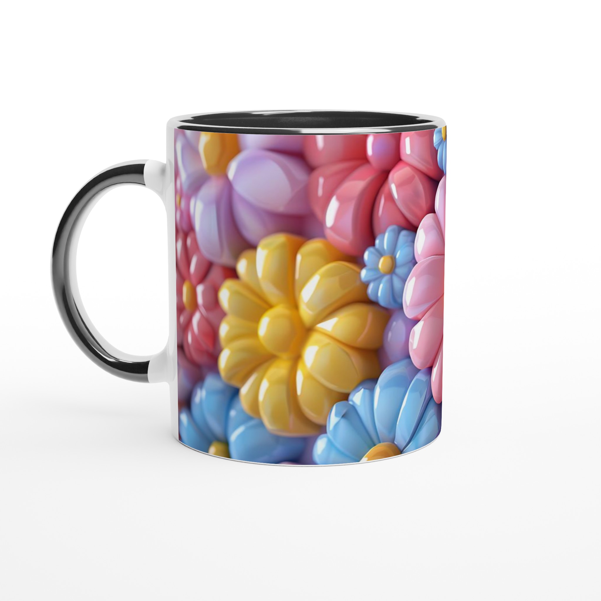Pastel Daisy Delight 11oz Keramikmugg – Välj bland 7 Livfulla Färger 8 85d5716d-c25c-4277-a67c-f8ec5da44178