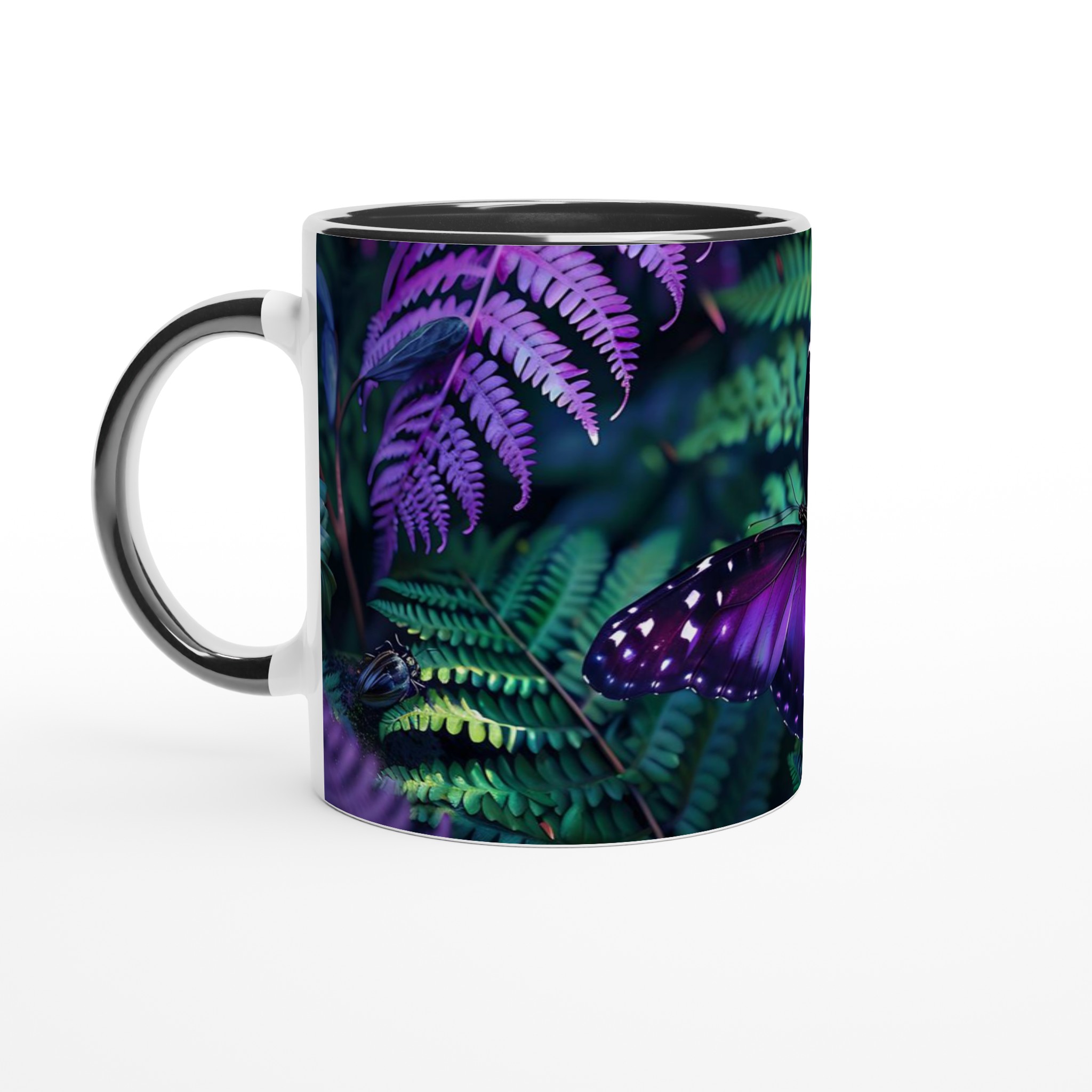 Magisk Purpurfjäril 11oz Keramikmugg – Din Kaffestund, Ditt Konstverk i Valfri Färg! 7 86cdca23-7f3b-4182-8653-a3e9e5ee364d