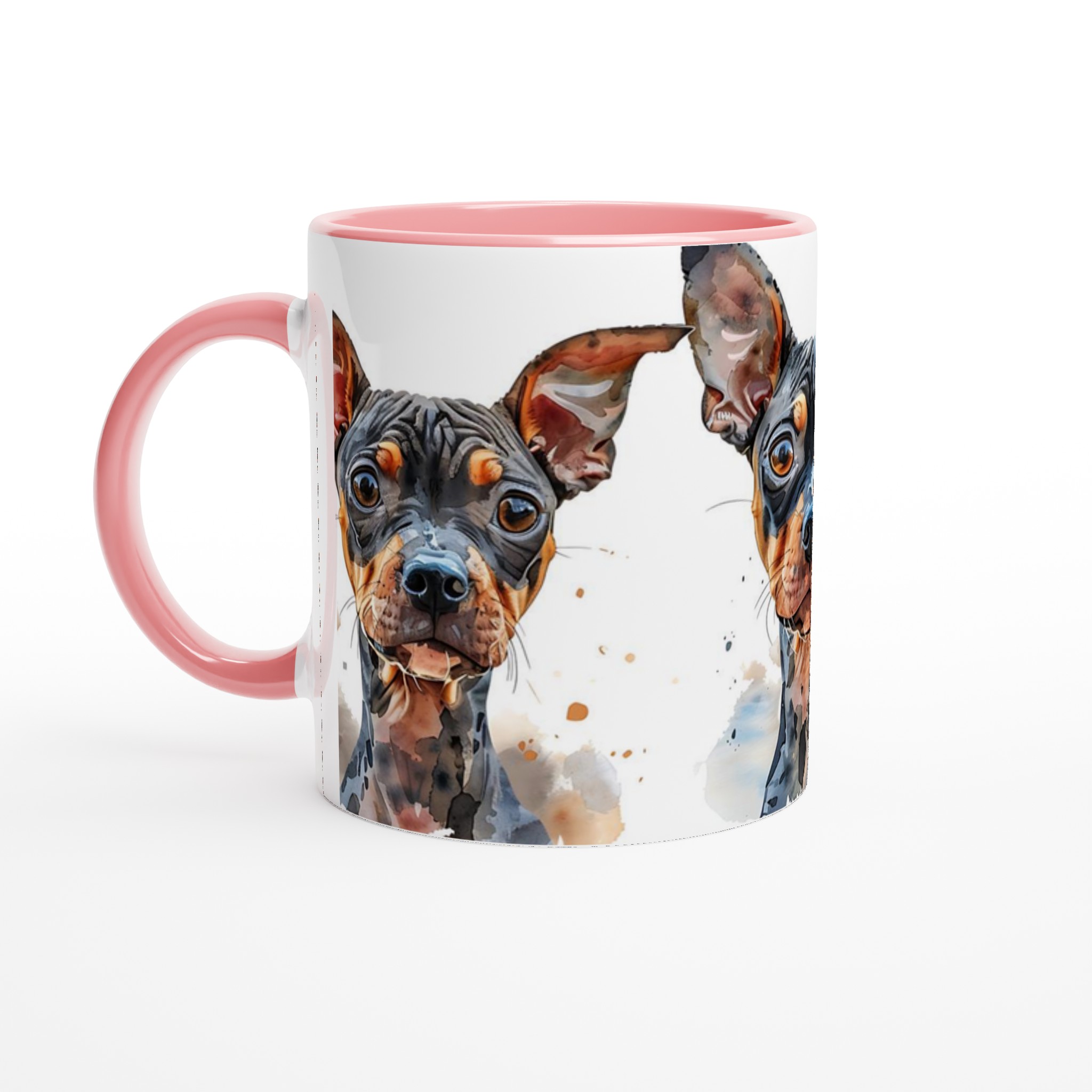 Konstnärlig Pinscher Keramikmugg – Perfekt för Hundälskare, i flera livliga färger 4 91cb566a-c458-4c2d-80c6-76e86ea789b7
