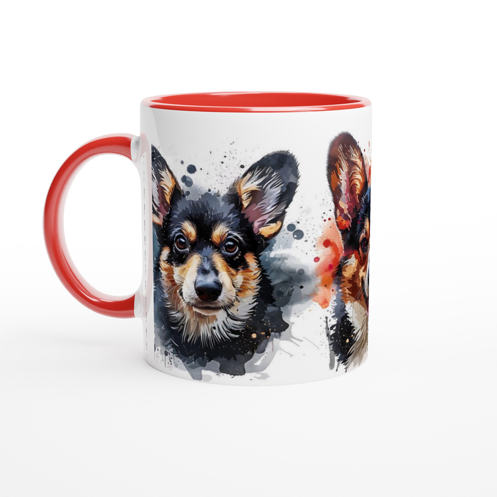 Corgi Akvarellmugg – Levande Hundporträtt i Din Valda Färg, 11oz Premium Keramikmugg 5 92009b17-3b68-4c0a-92ab-ddab673bd001