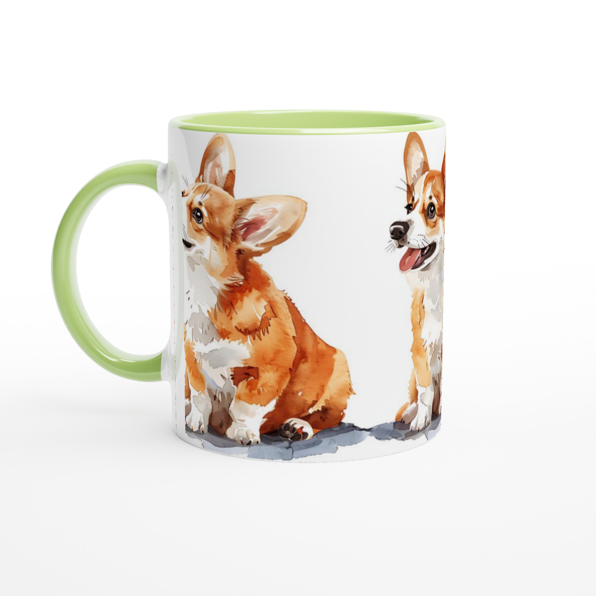 Charmig Corgi Akvarell Mugg – Vit 11oz Keramik, Perfekt för Hundälskare i Flera Färger 6 93ef0d43-0f09-456b-84d6-303bc3813ac5