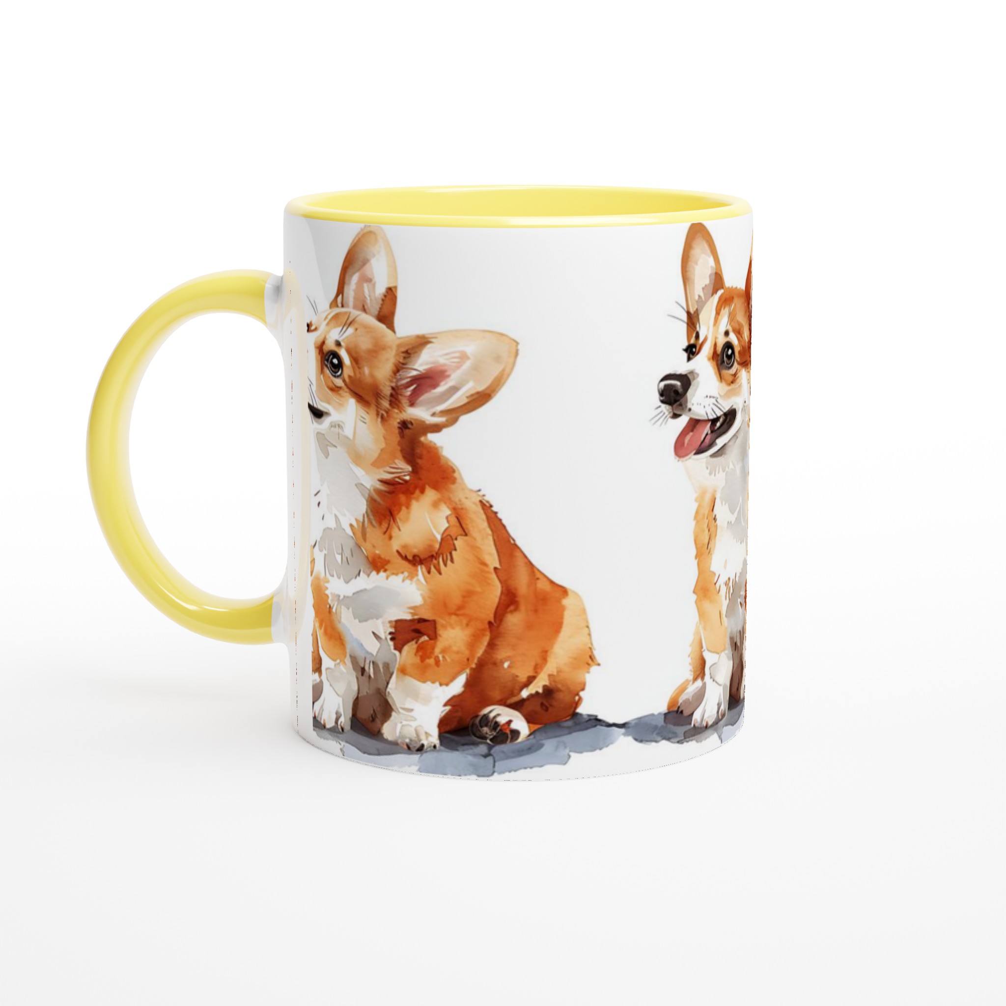 Charmig Corgi Akvarell Mugg – Vit 11oz Keramik, Perfekt för Hundälskare i Flera Färger 3 96ba69f8-2112-470a-ae71-dc683b8ef487