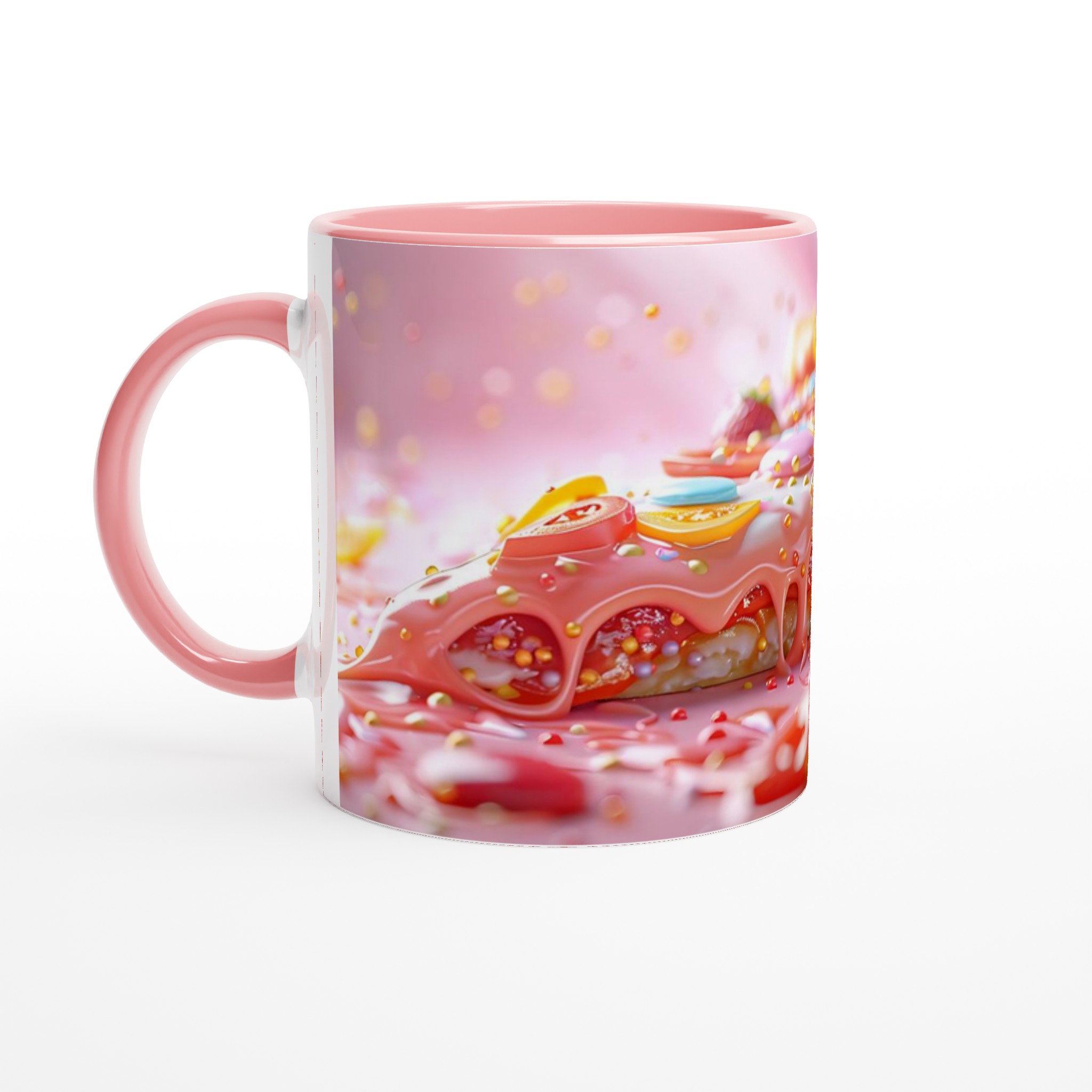 Söt Drömpizza 11oz Keramisk Mugg – Färgglad Design för Kaffeälskare 2 96cbd8e8-f9d8-4e94-a6bb-e7616500fbe8