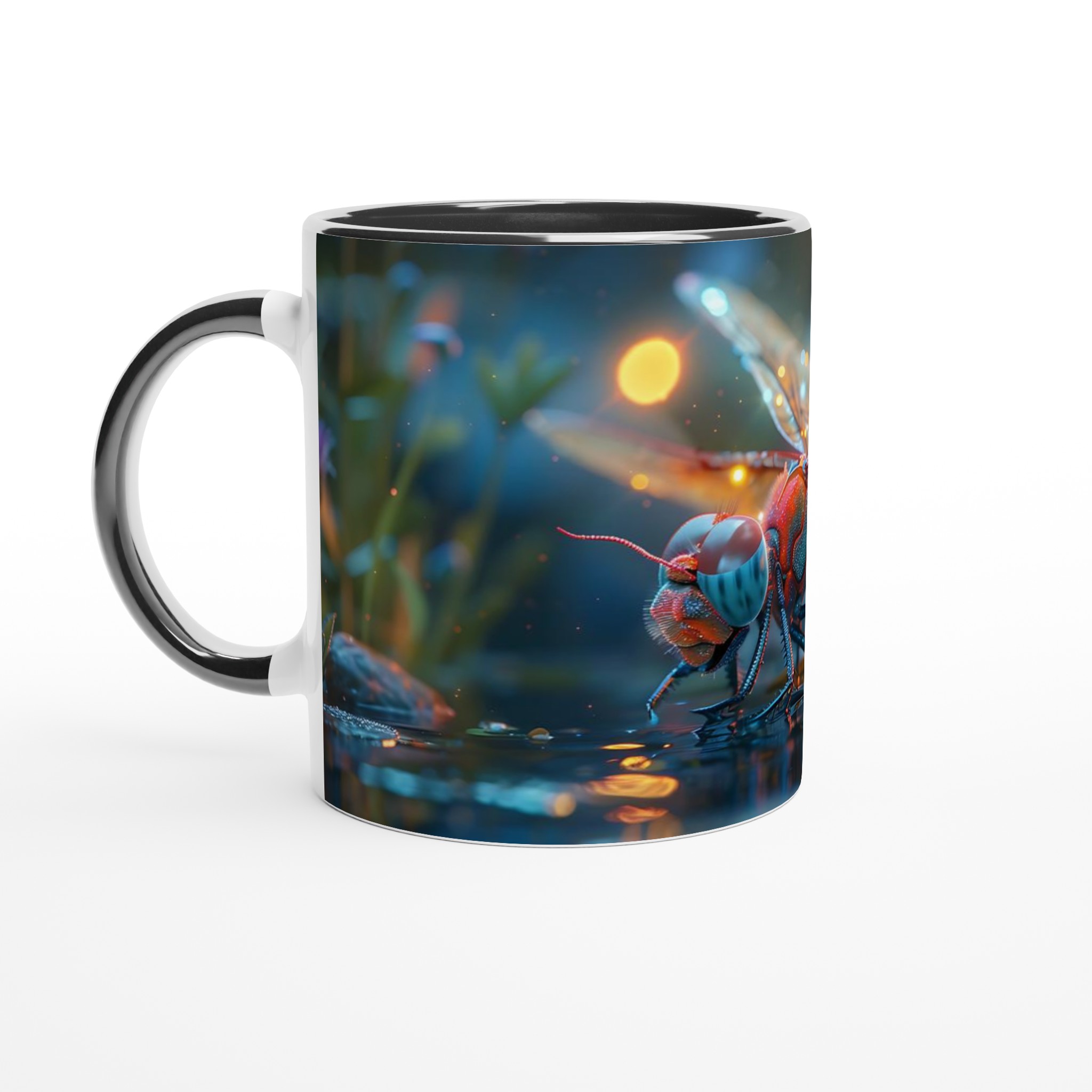 Magisk Trollslända Keramikmugg - Livfull Konst för Kaffeälskare i 7 Färgval 7 9739c24a-4218-49ef-924e-60ba312af90c