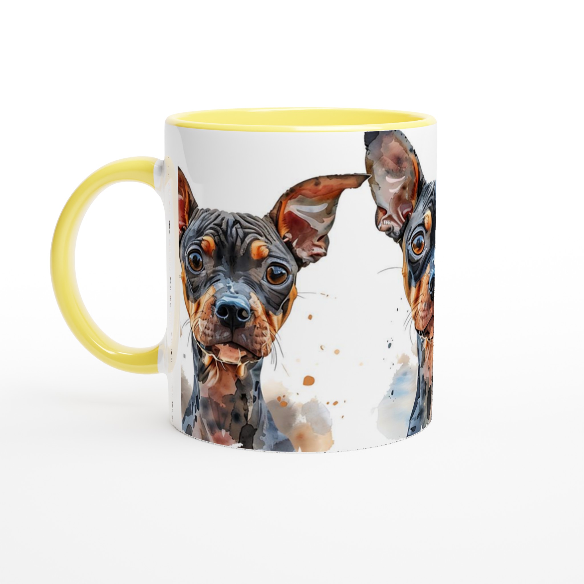 Konstnärlig Pinscher Keramikmugg – Perfekt för Hundälskare, i flera livliga färger 3 99eb3532-5104-47c0-a54d-11cbd9f58e8e