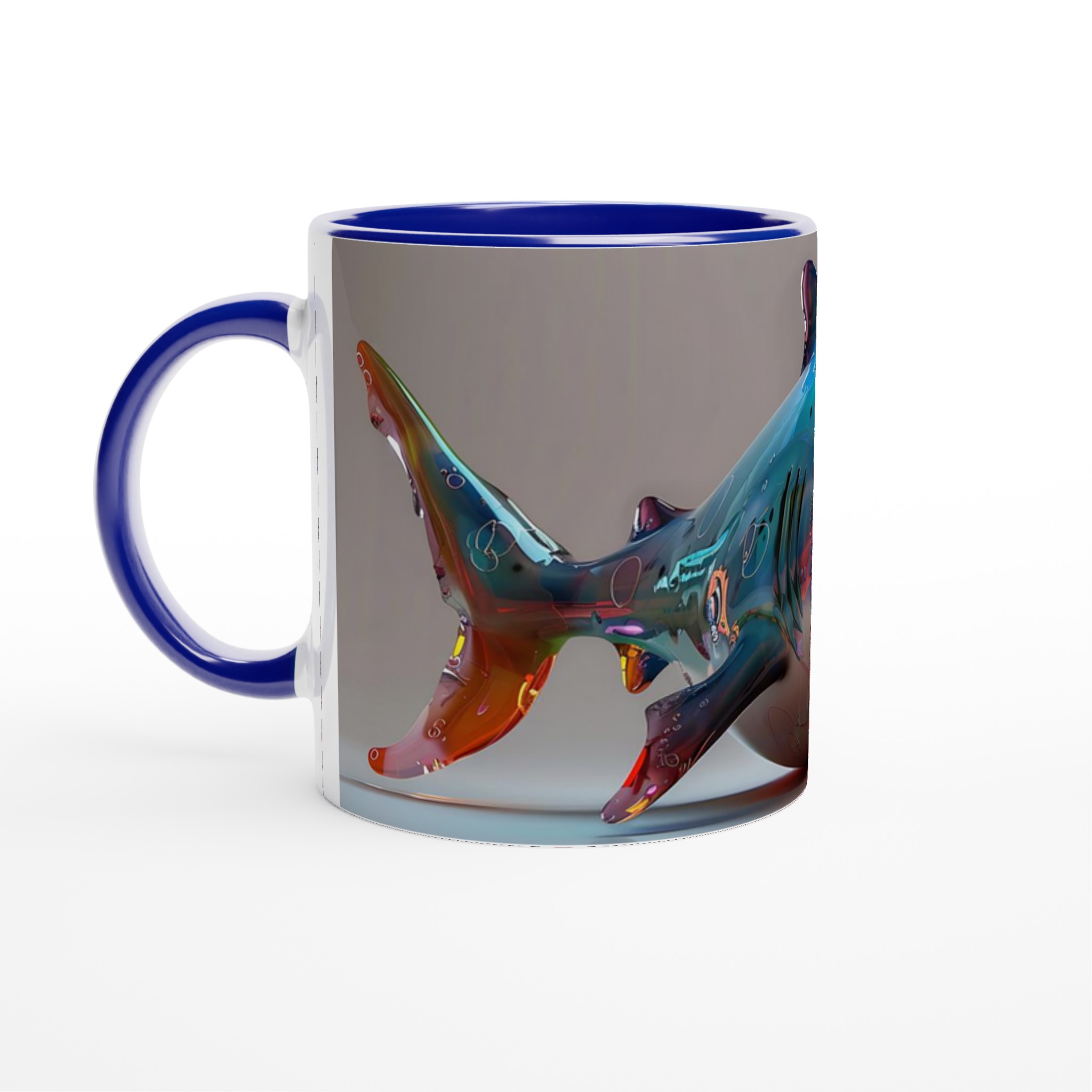 Neon Shark Attack 11oz Keramikmugg – Färgglad Design för Havsälskare 3 9cf32b2f-dfd6-4536-b323-96a224d98f50