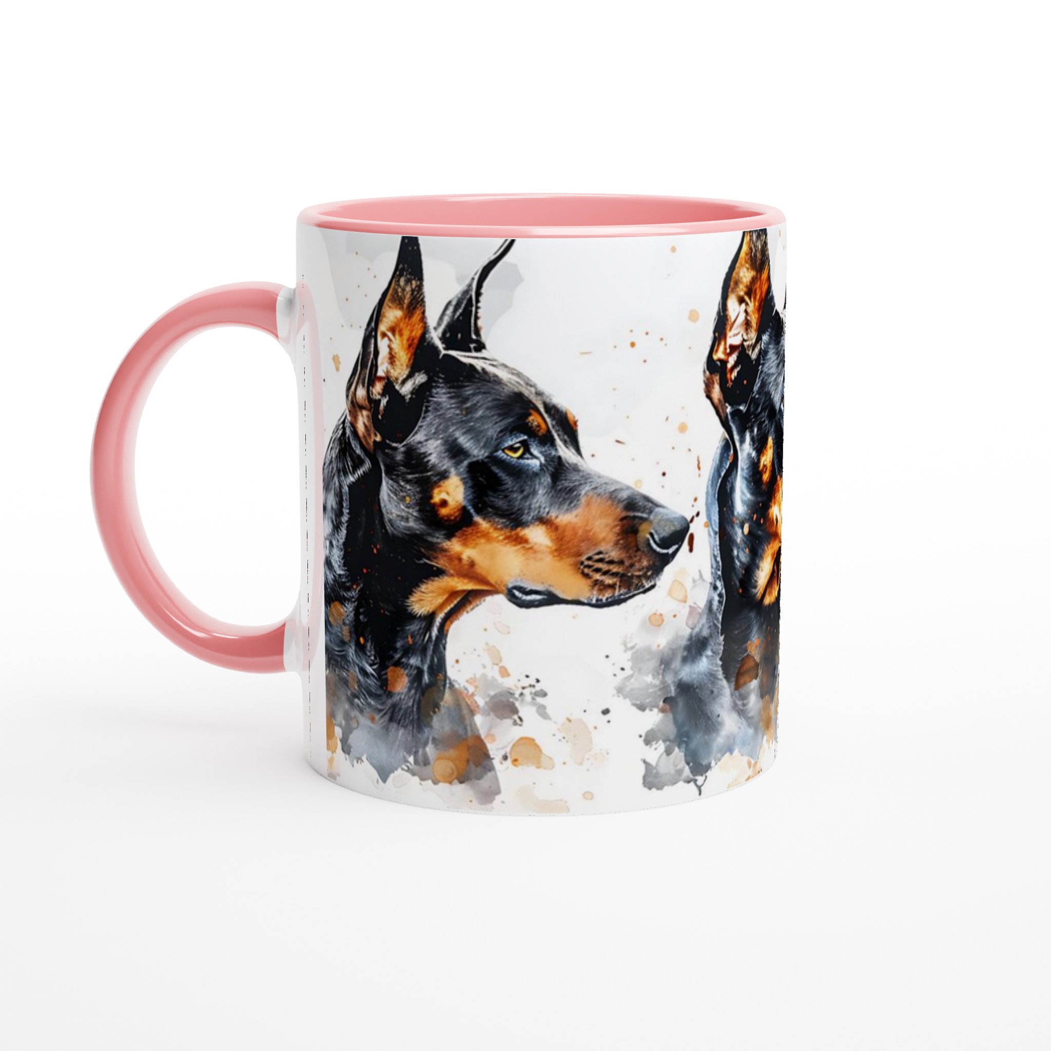 Dobermann Akvarellmugg – Konstnärlig Hundporträtt för Kaffeälskare i Valfri Färg! 4 a0580bcb-659f-4e2e-86ef-f49ad75d9cf7