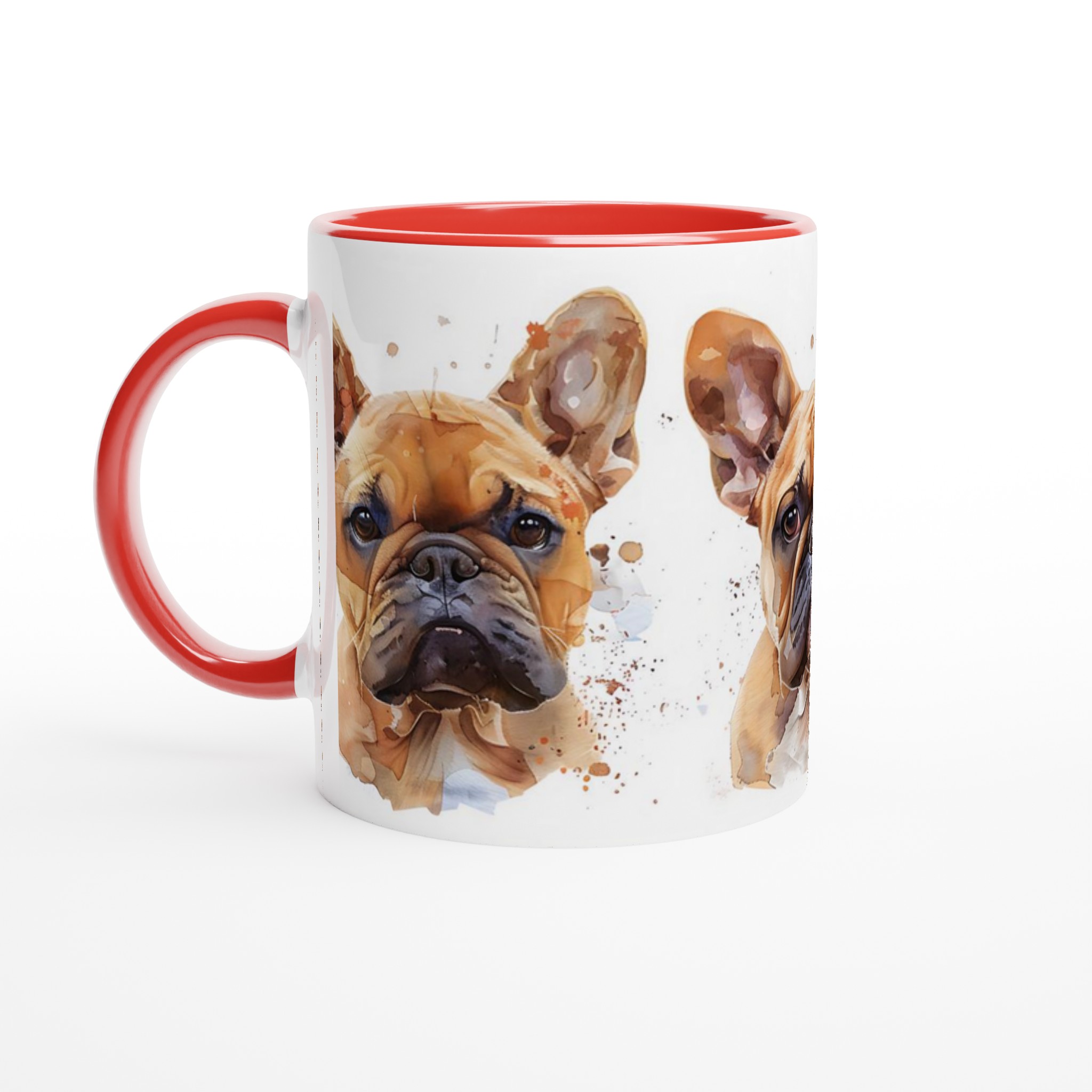 Fransk Bulldog Akvarell Mugg – Charmig & Personlig Keramik för Hundälskaren i ditt Val av Färg 5 a8eaf55b-caa2-40a3-a0c5-6d375f19a09d