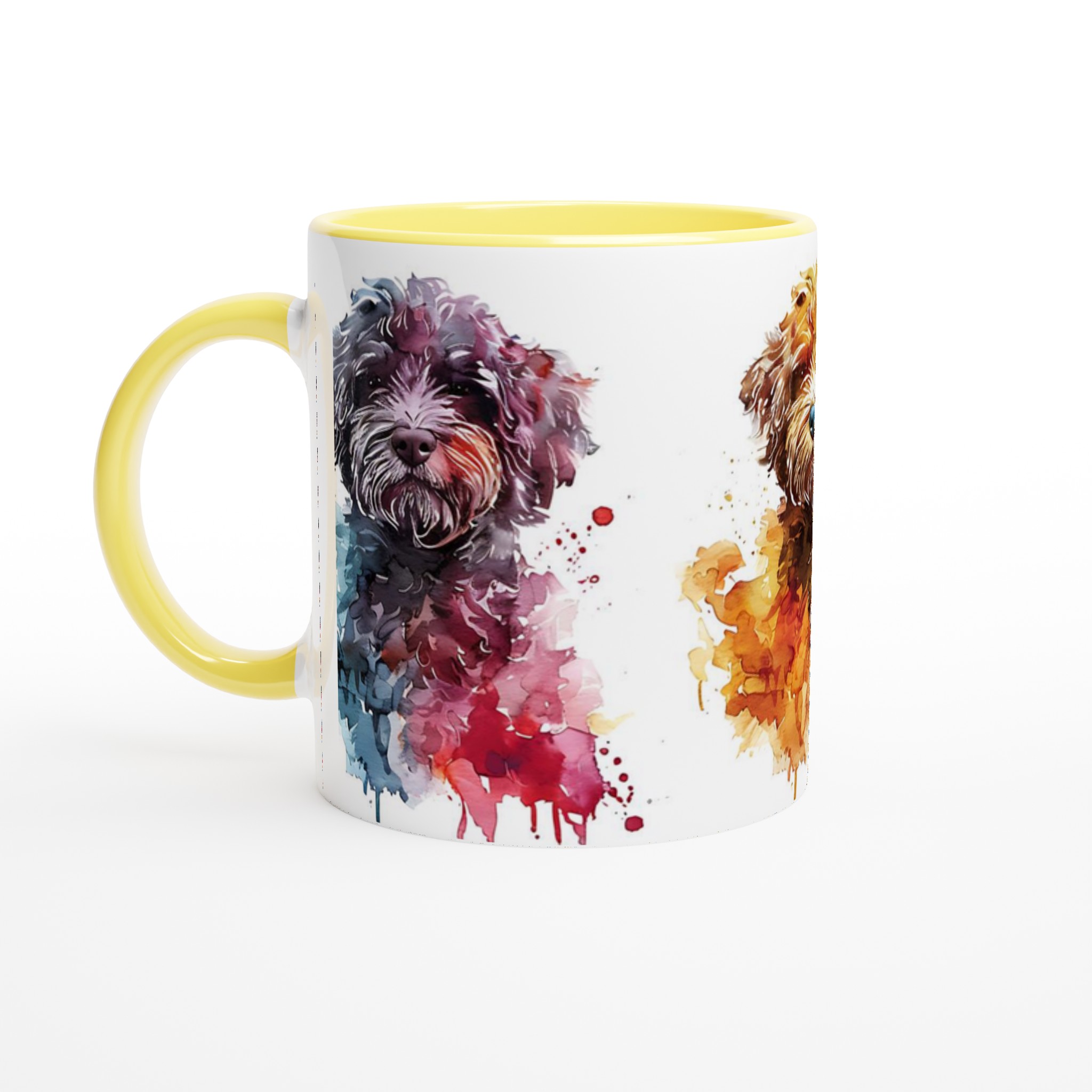 Konstfull Labradoodle Keramikmugg – Färgglada Akvarellval för Djurälskare 3 ab6c9249-9e2a-4182-b82f-53ed7c3fc818