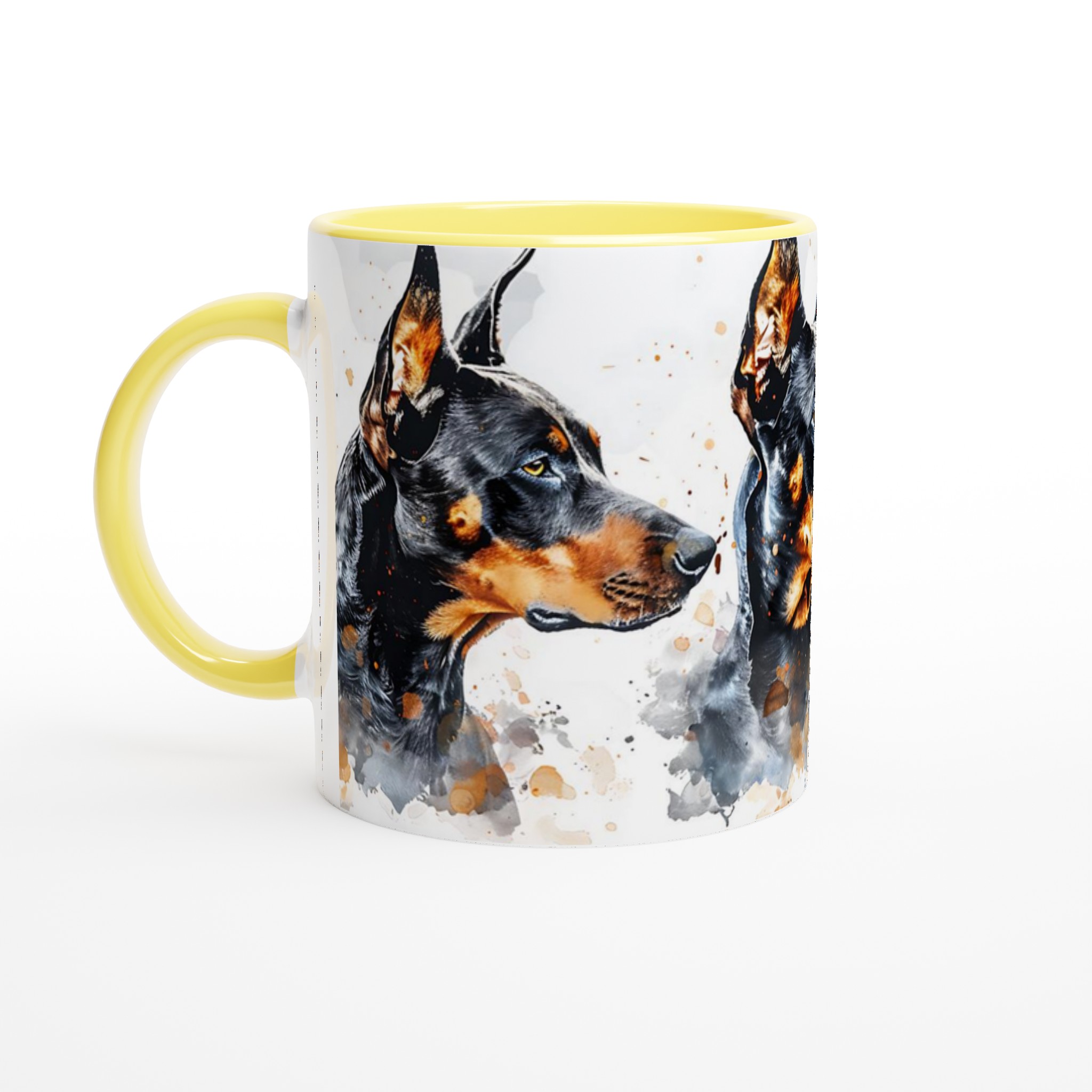 Dobermann Akvarellmugg – Konstnärlig Hundporträtt för Kaffeälskare i Valfri Färg! 3 ae3e1286-7e29-467f-b23c-a7ae6be3b531