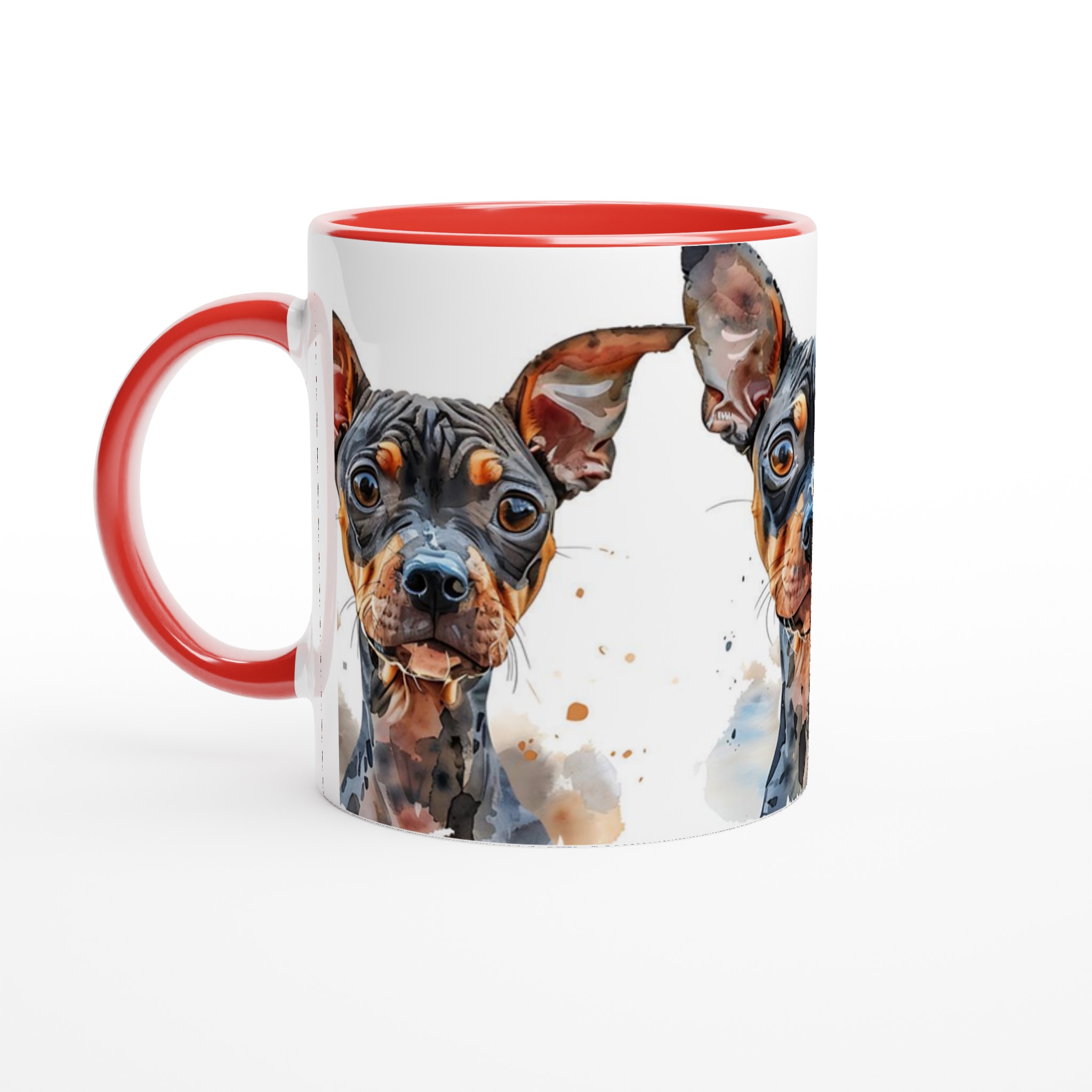 Konstnärlig Pinscher Keramikmugg – Perfekt för Hundälskare, i flera livliga färger 5 b76bad1b-96dc-4ad5-bf4d-fa8c02bc1b7b