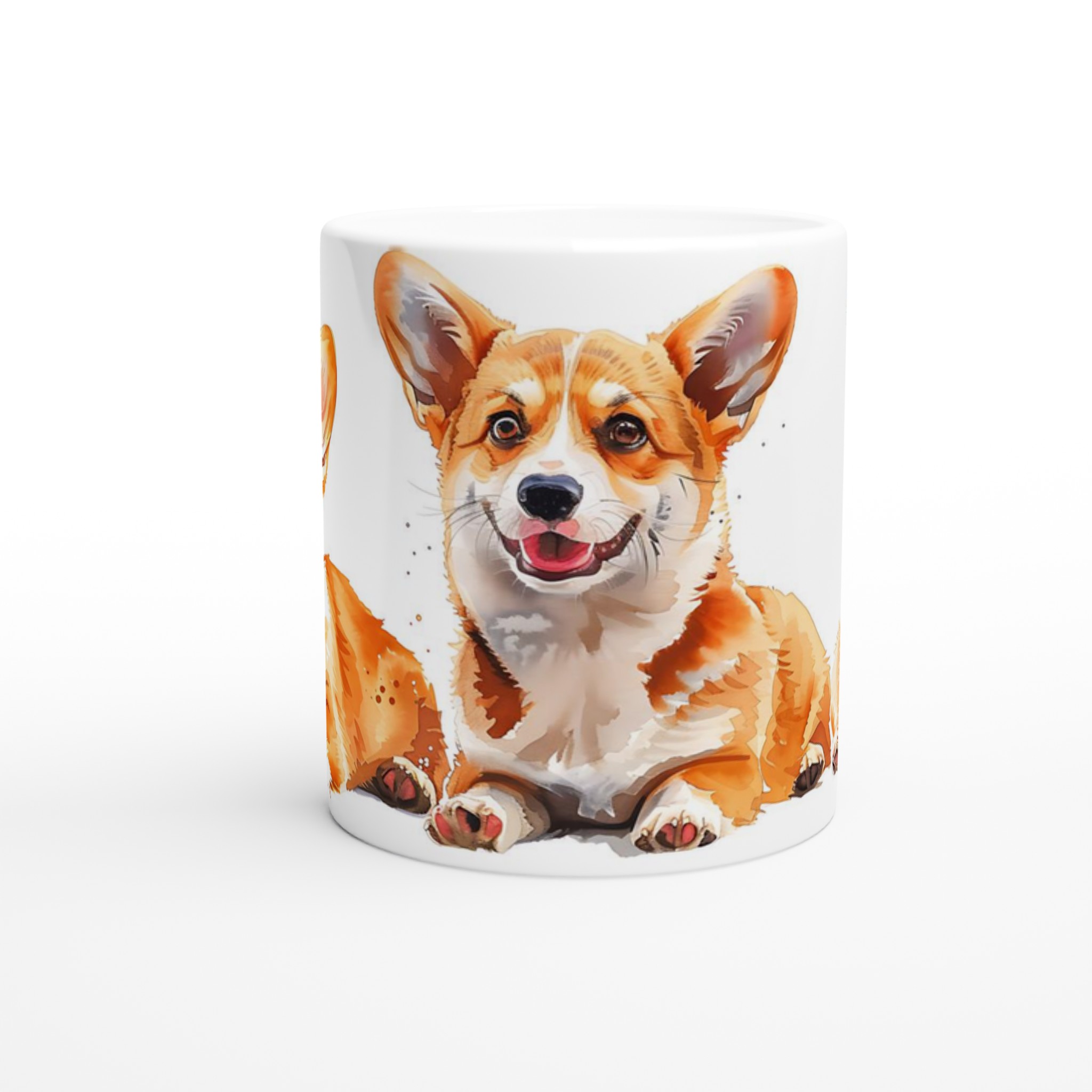 Charmiga Corgi Akvarellmugg – 11 oz Keramikmugg i ditt favoritfärgval 8 ba5d8168-d735-4027-87f5-8c077c7037aa
