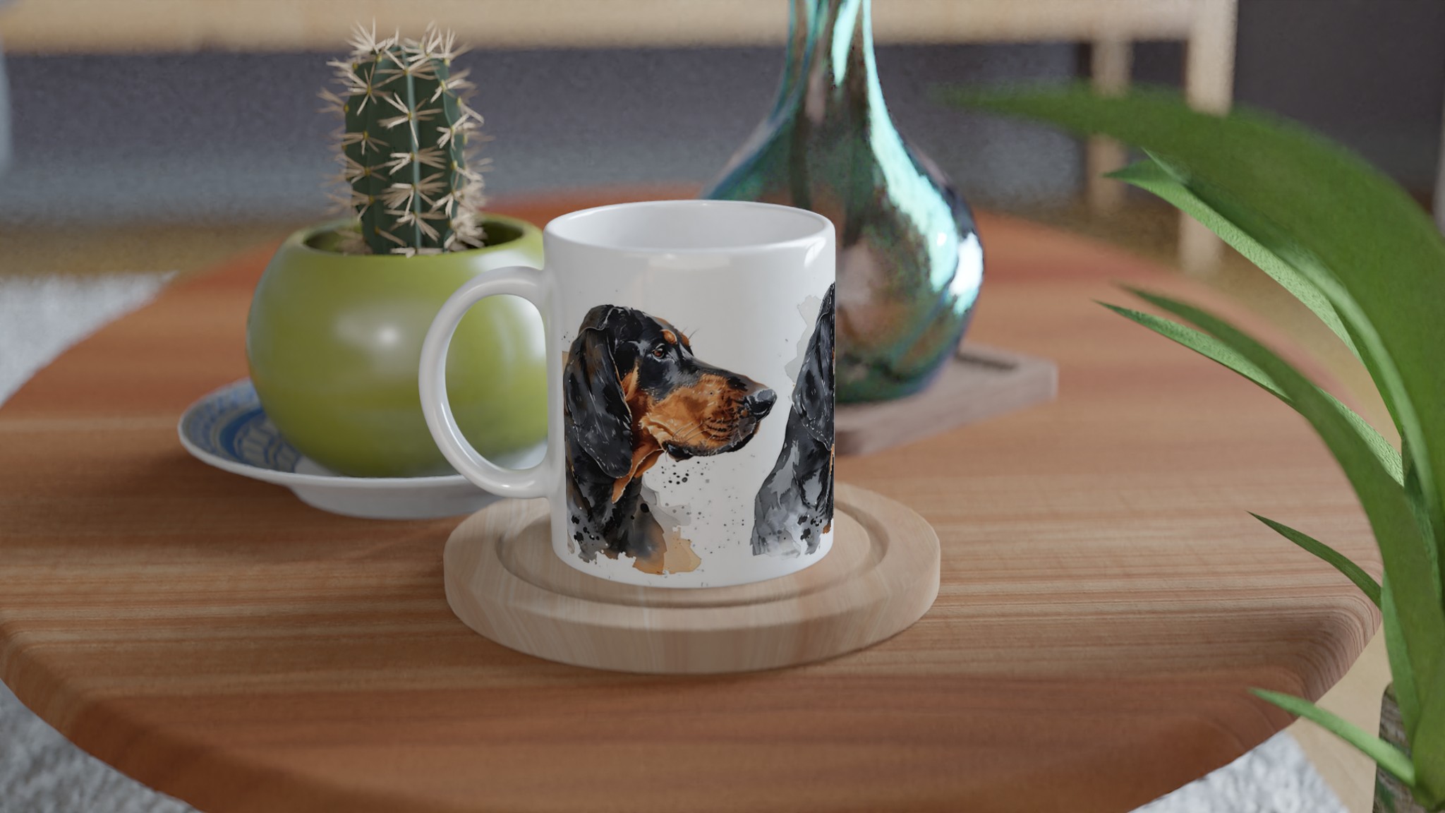Elegant Black and Tan Hound Akvarellmugg – Din Kaffepaus med Stil 9 bd917568-aa0b-4b61-8f5c-1305892ad782