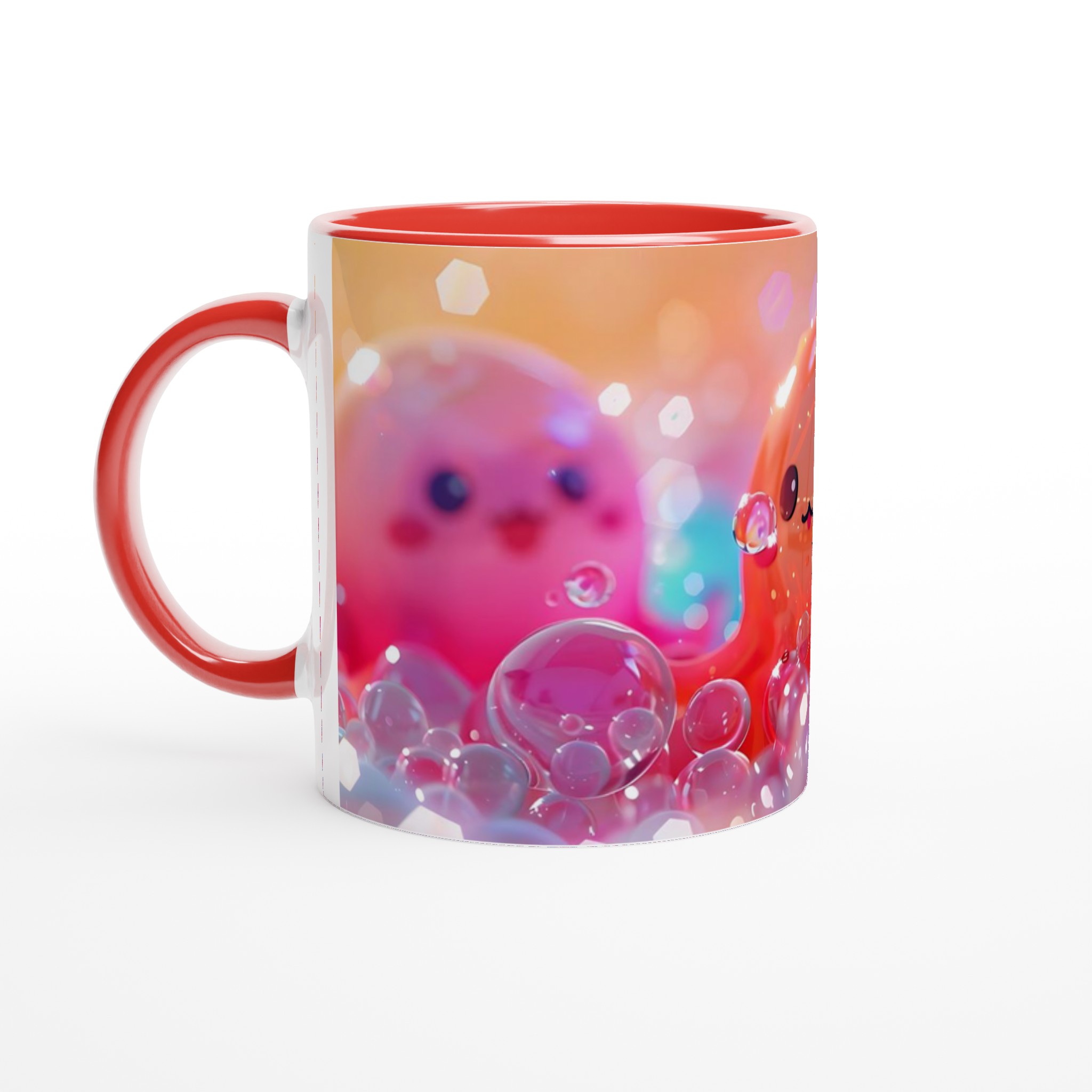 Söt Bubble Tea-inspirerad 11 oz keramisk mugg – Välj din glada färg! 6 c6c6df04-e2f4-421f-882a-b74edd7415b4