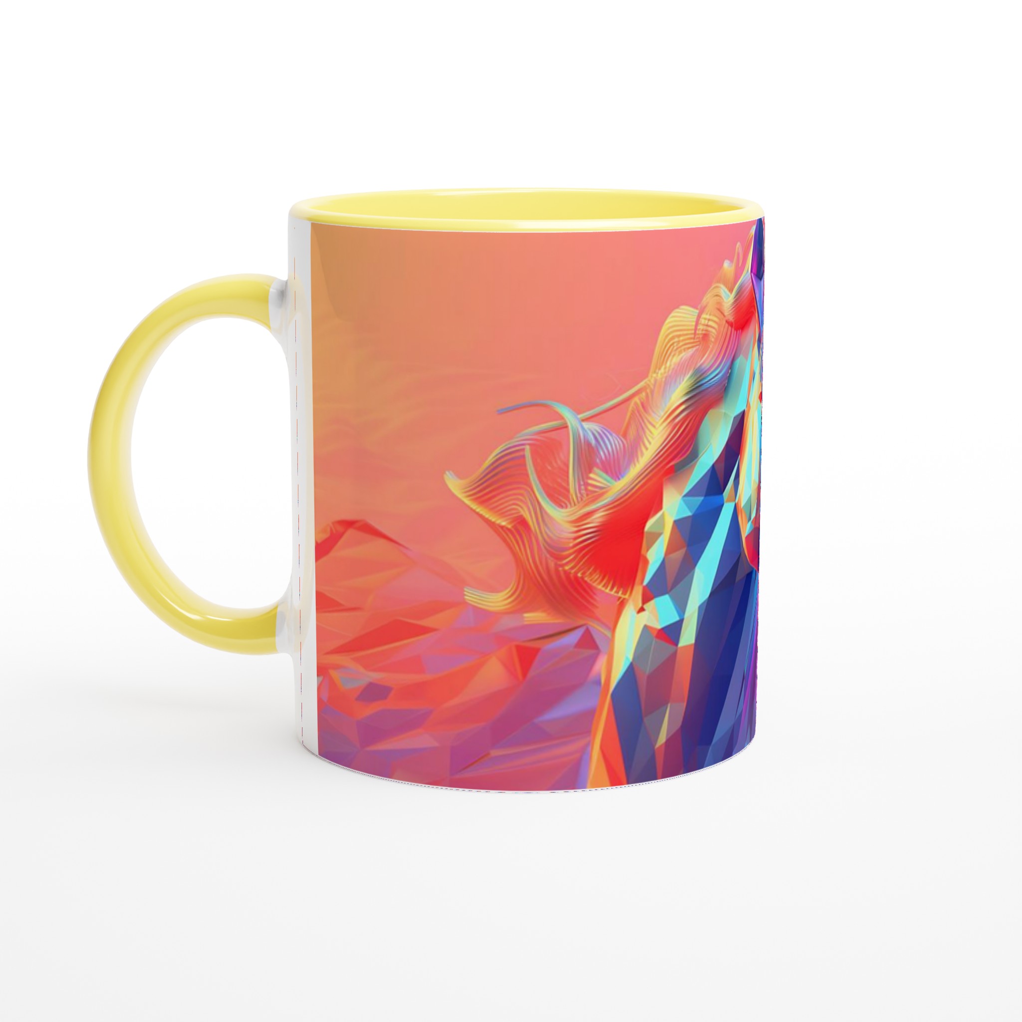 Vit 11oz keramisk mugg med magisk unicorn-design – välj bland sju färgstarka keramiska nyanser 5 c7477c0c-08d6-406e-b296-2c4398009090