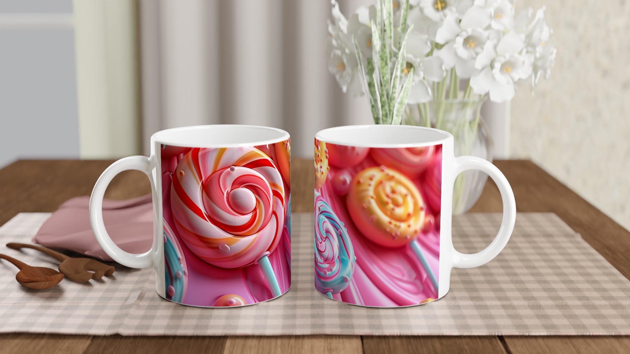 Sött drömmande 11oz Keramikmugg – En Godisfärgad Fest för Dina Drycker 9 cd4e5500-ae96-4a8c-9e5e-7441235c93fb