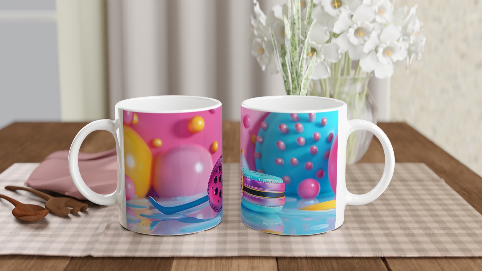 Pastell Pop Art 11oz Keramisk Mugg – Färgglad & Lekfull Vardagsfavorit 9 cd976398-972f-4bcc-bf10-e872c8dee904