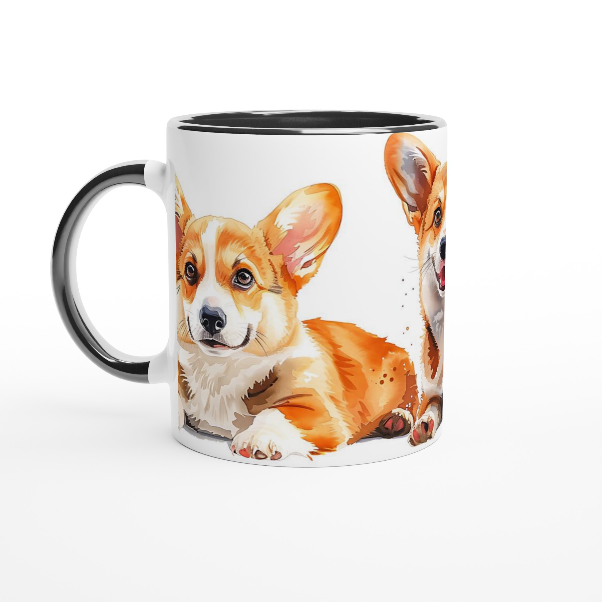 Charmiga Corgi Akvarellmugg – 11 oz Keramikmugg i ditt favoritfärgval 2 cec2ecc9-3b75-4e1f-94dd-0272c13eb0ea
