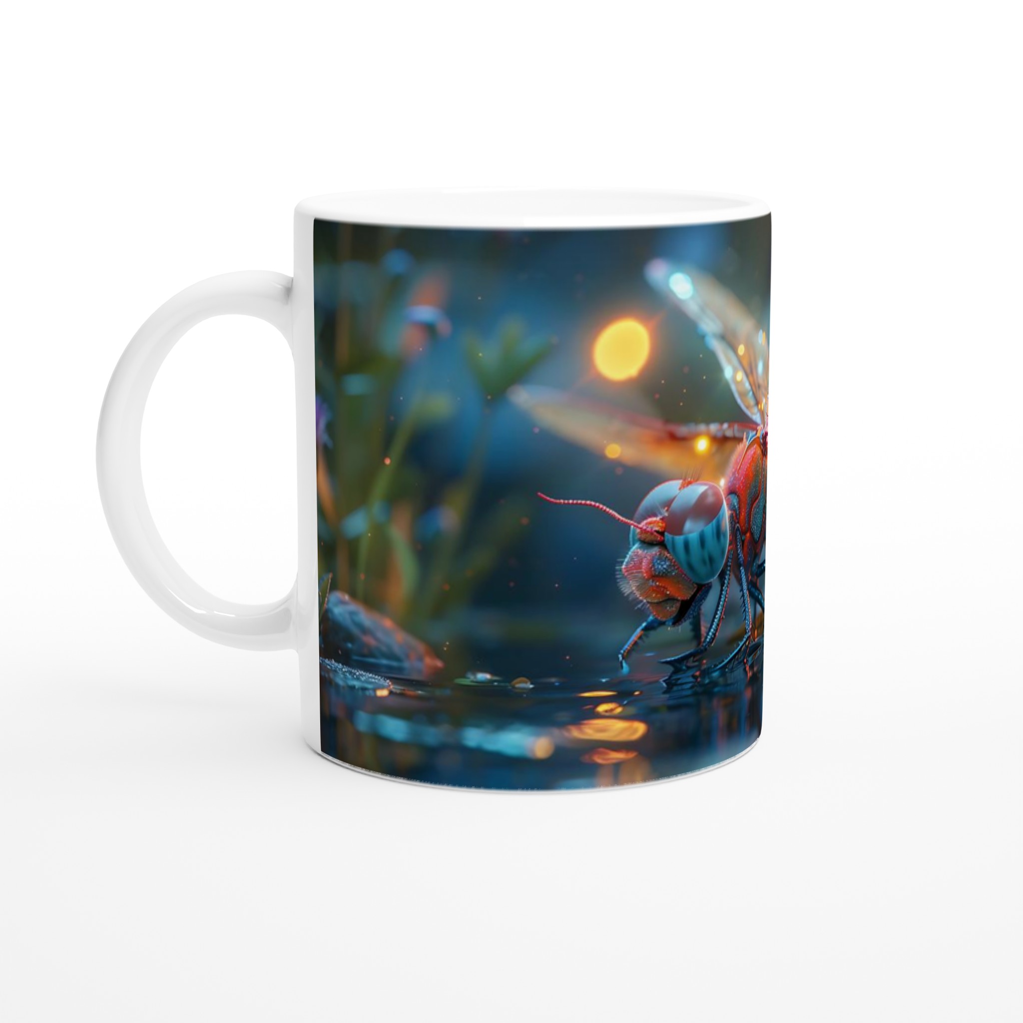 Magisk Trollslända Keramikmugg - Livfull Konst för Kaffeälskare i 7 Färgval 1 cf3fba4e-7de5-4436-9c86-5823963093a8