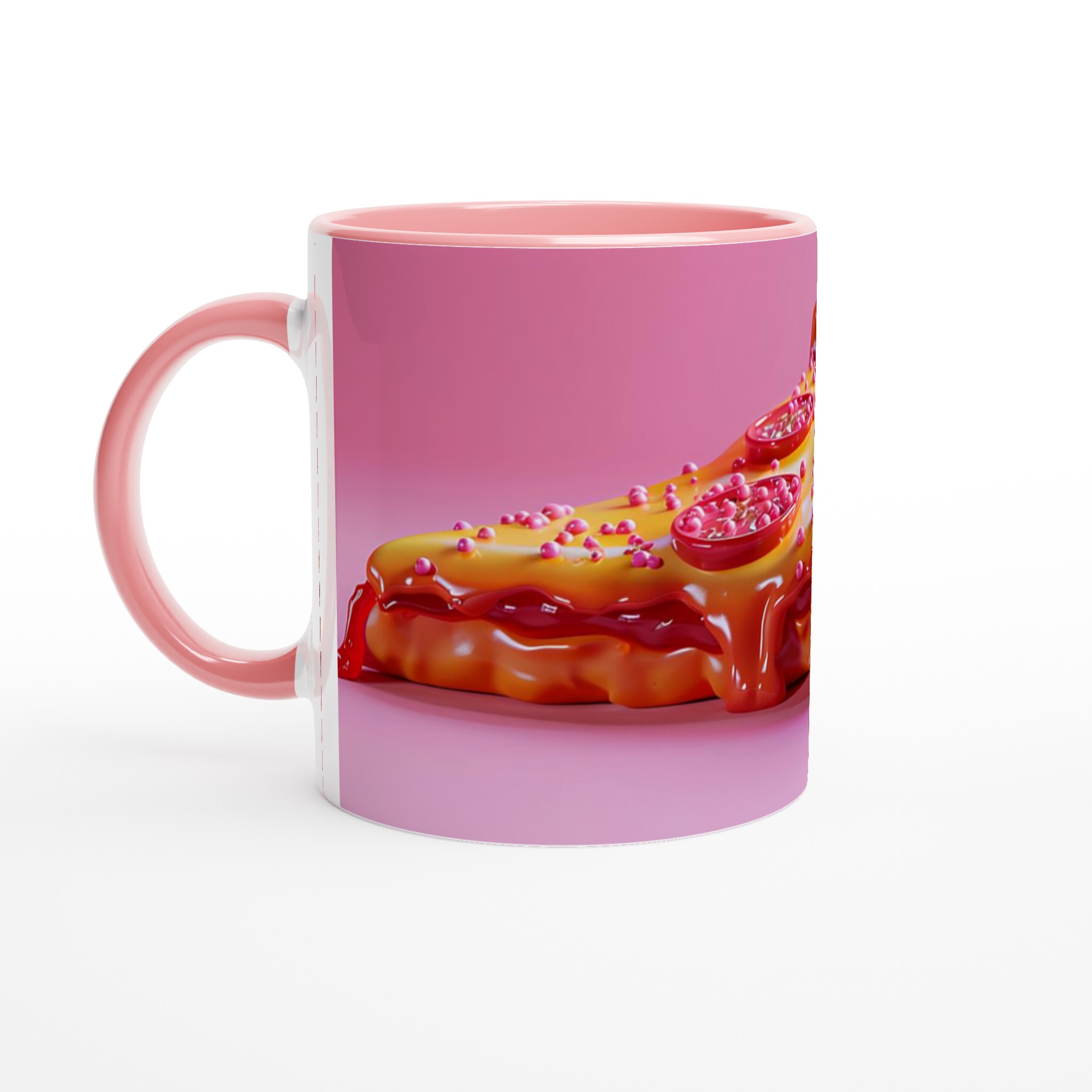 Sötaste Pizza Bit Keramisk Mugg – Lekfull Design i Livliga Färger för Din Favoritdryck 2 d301e095-825c-4940-a091-5e4dc3762f45