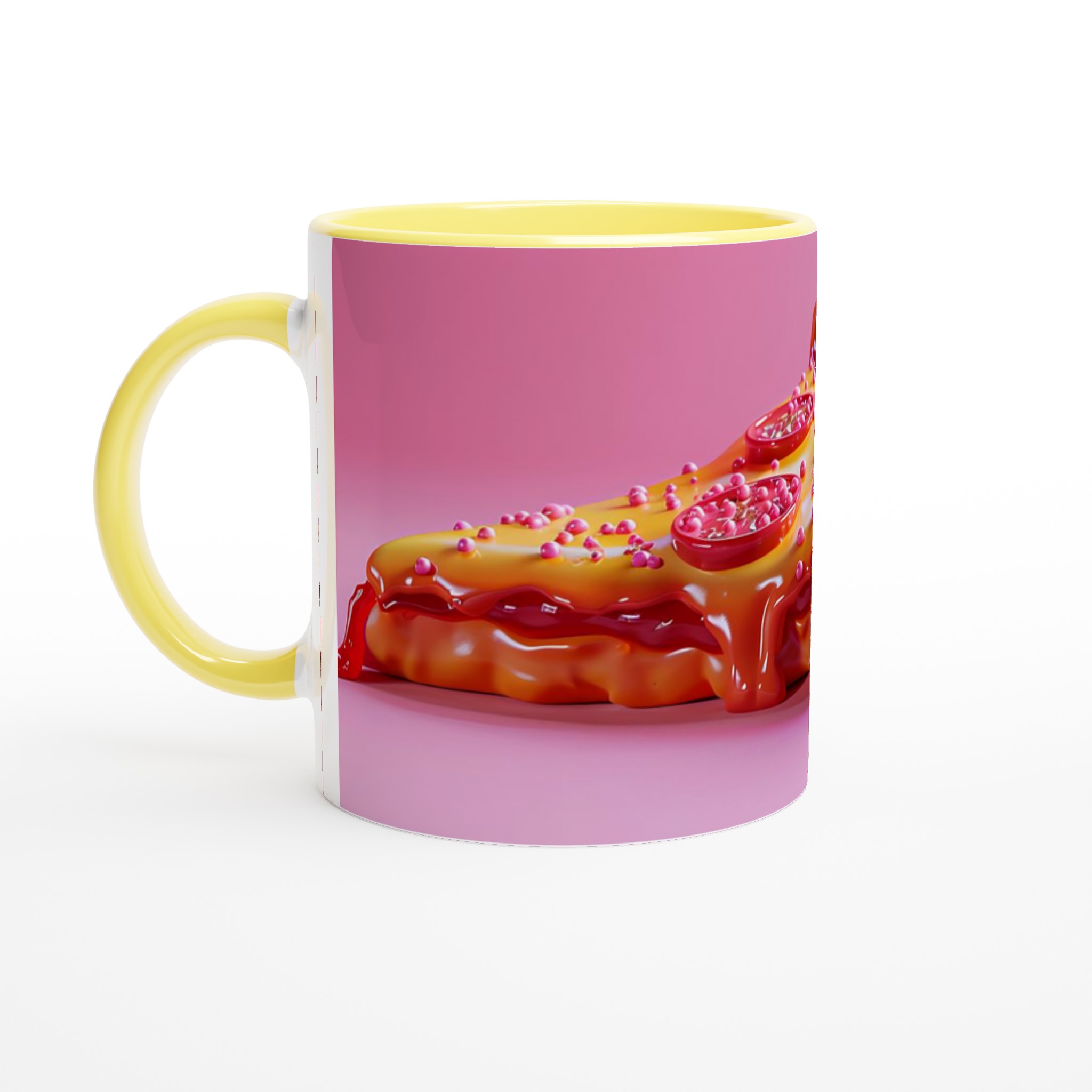Sötaste Pizza Bit Keramisk Mugg – Lekfull Design i Livliga Färger för Din Favoritdryck 5 da883b9d-676b-4c36-88db-0cec3bb8ca24