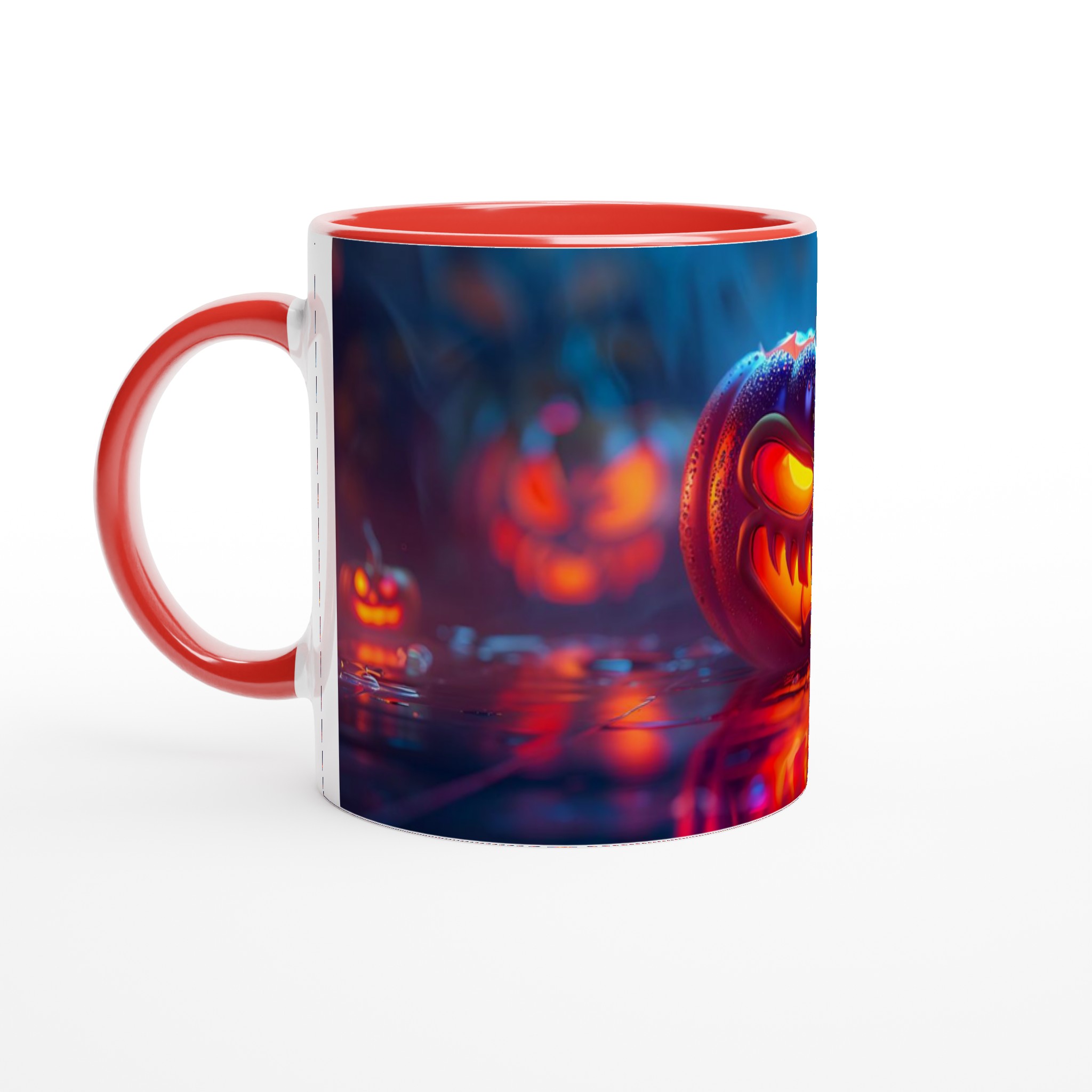 Neon Halloween Pumpa Mugg – Skräckinjagande Design i 7 Färgstarka Nyanser – 11oz Keramikmugg 6 dbd05a3a-b8d1-45dc-bce3-bb3b900327d4