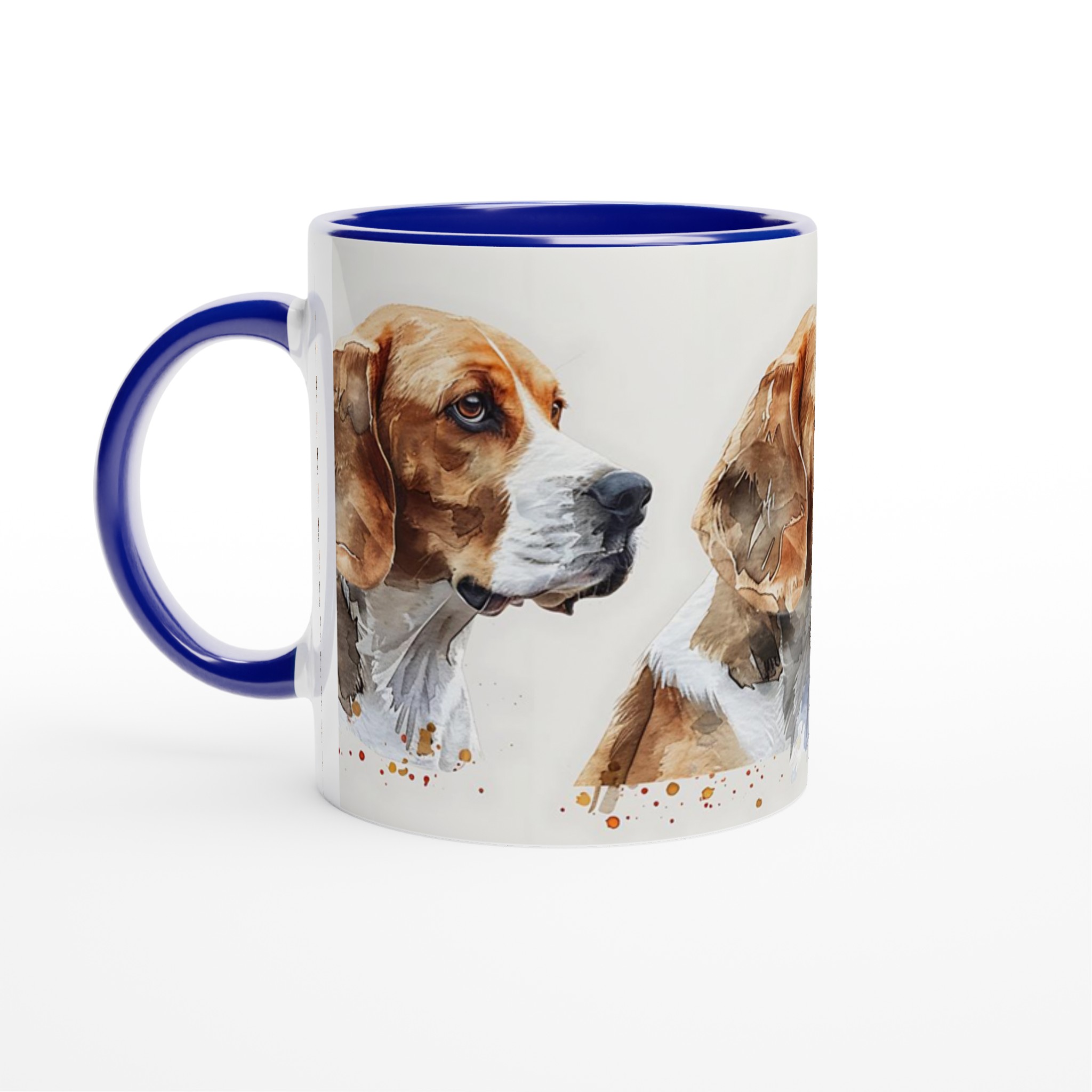 Beagle Vattenfärgsmugg – Unik 11oz Keramikmugg för Hundälskare, Välj din färg! 7 dff5eaf7-53ef-4212-9dc5-fcffb14e799f