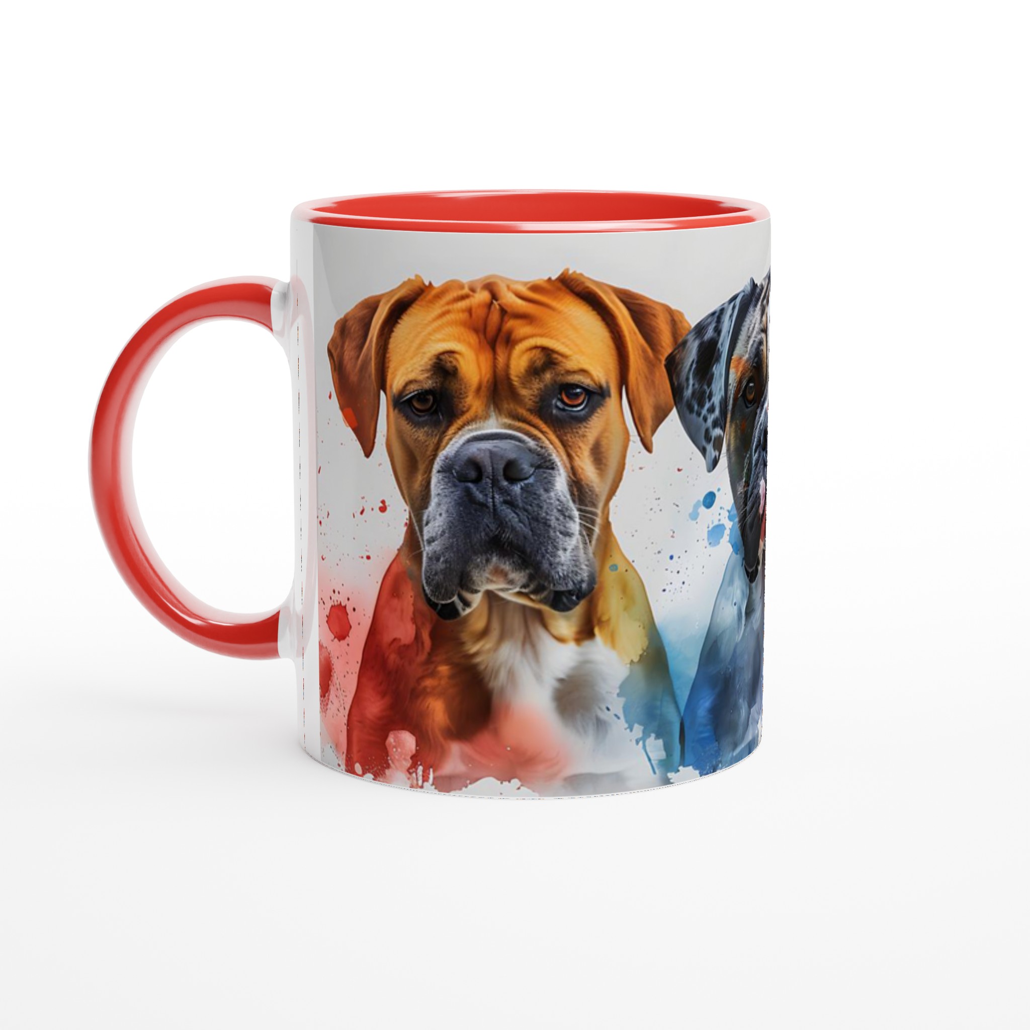 Boxerhund Konstmugg – Färgglad Akvarell & Personlig Stil, 11oz Keramik 5 e5dbf04d-2f0f-49cf-ba90-ceca7490f12b