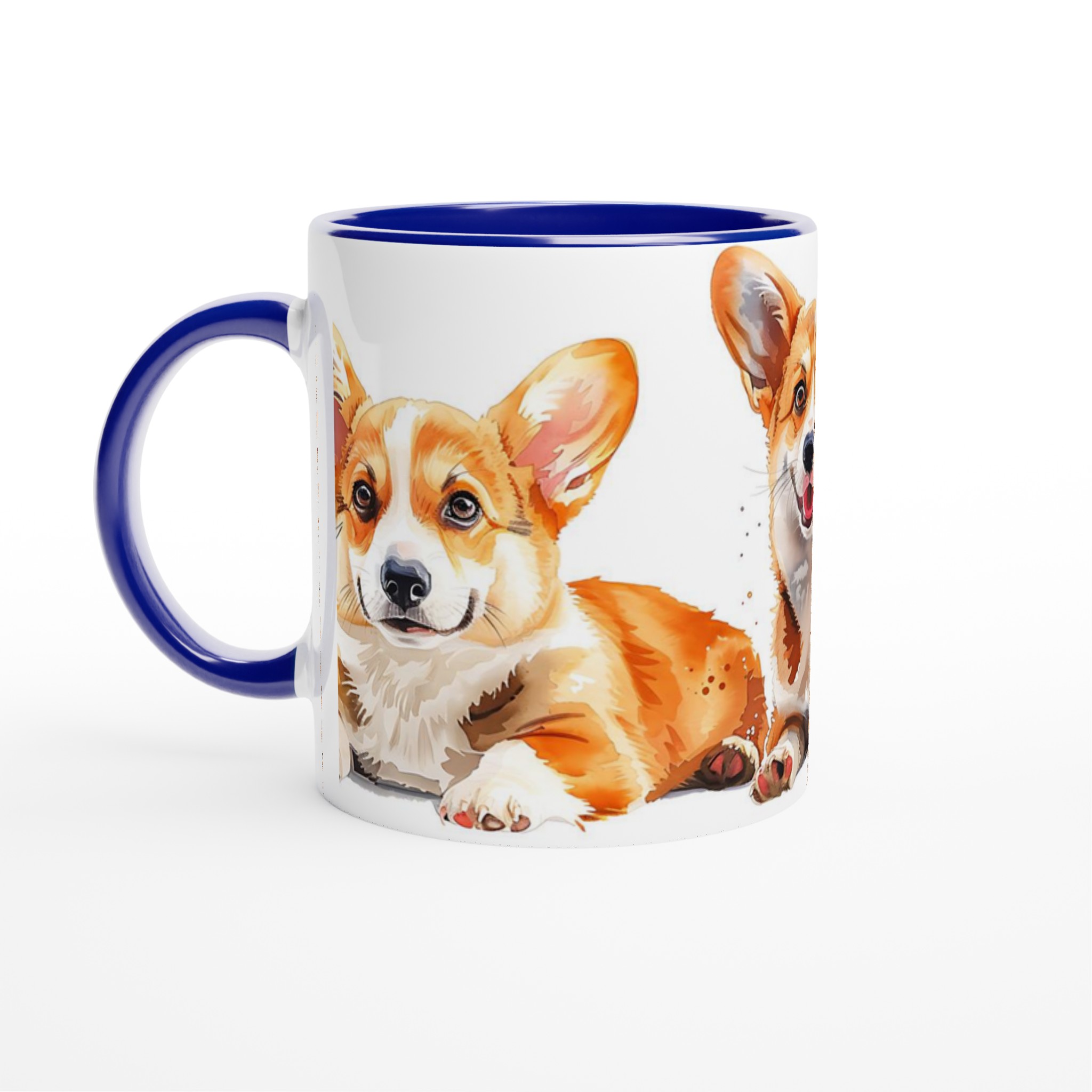 Charmiga Corgi Akvarellmugg – 11 oz Keramikmugg i ditt favoritfärgval 7 e8ec6723-b27a-404f-8668-3caaf55d727e