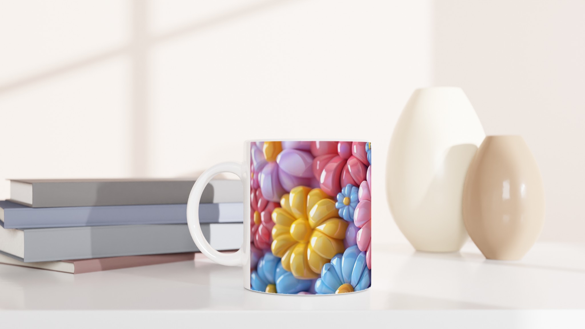 Pastel Daisy Delight 11oz Keramikmugg – Välj bland 7 Livfulla Färger 11 eb2d2c27-1cb7-40e7-8508-04411a934b7a