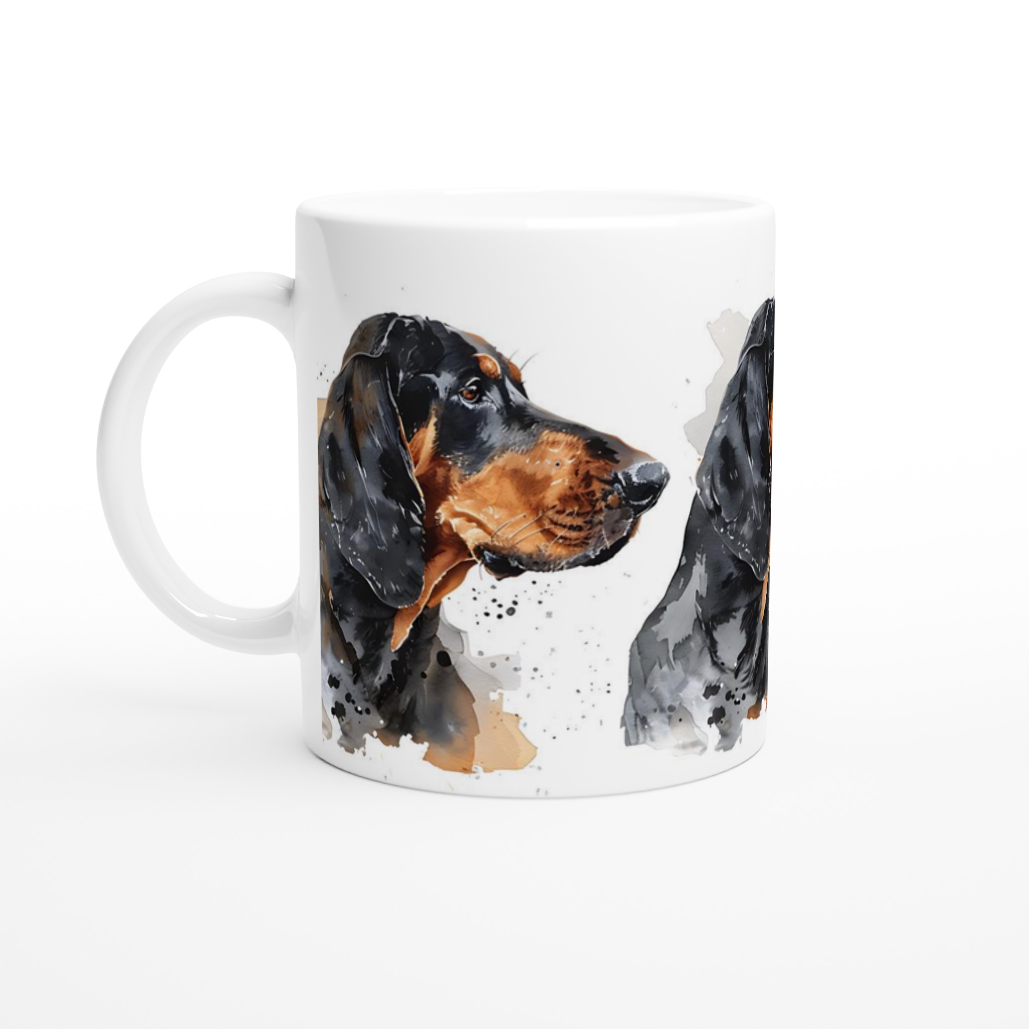 Elegant Black and Tan Hound Akvarellmugg – Din Kaffepaus med Stil 1 f63b1413-47ec-4c1e-8f2f-f78fae76f2ac